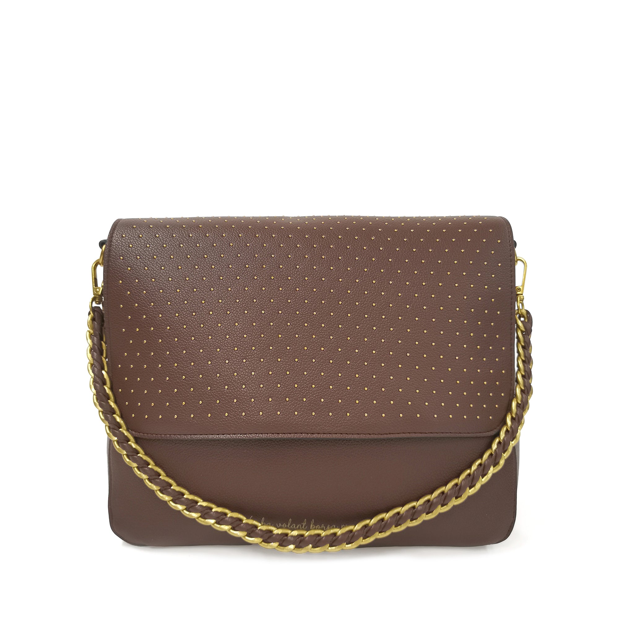 Borsa a spalla media Brenda colore testa di moro - Collezione Fall Winter | Le Pandorine
