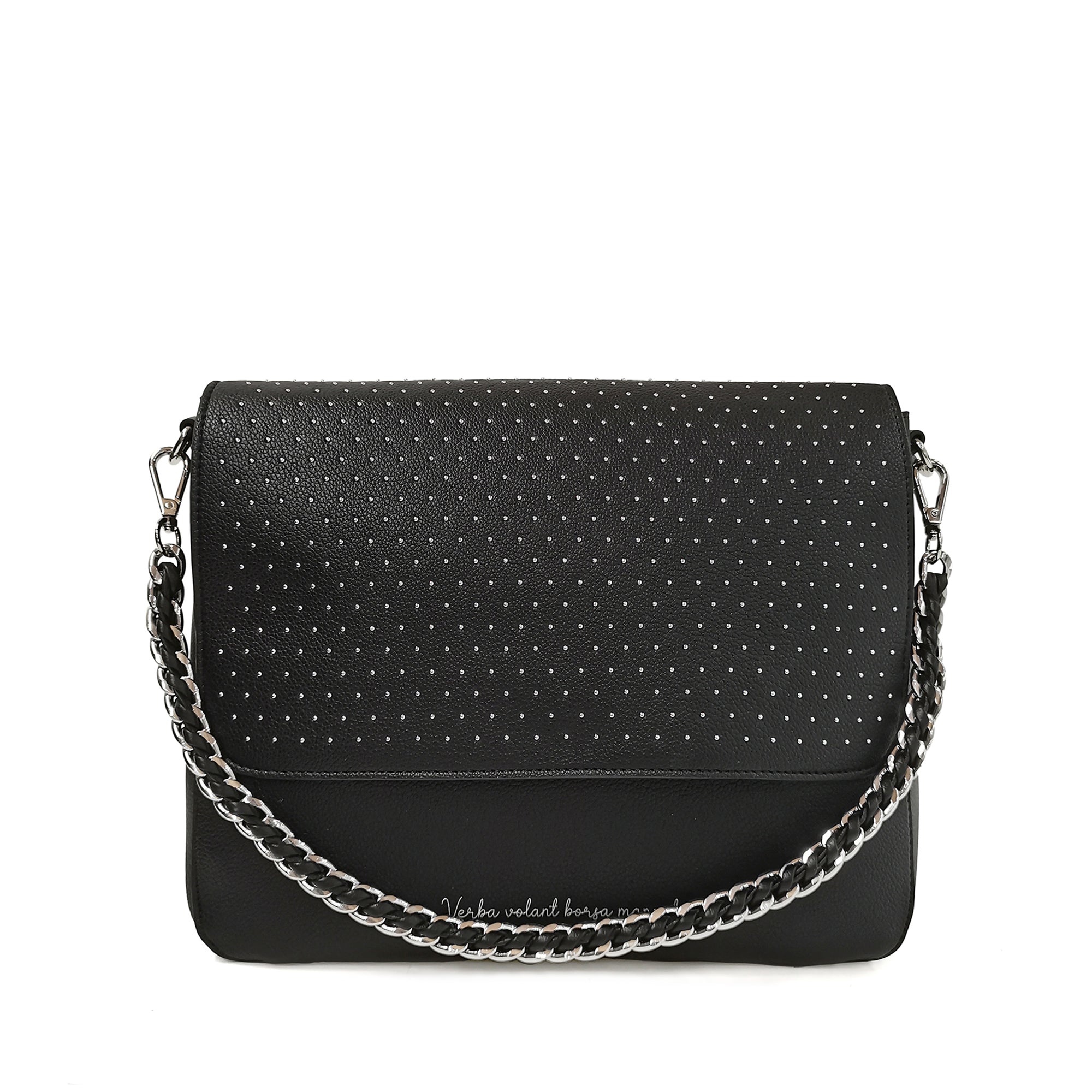 Borsa a spalla media Brenda colore nero - Collezione Fall Winter | Le Pandorine