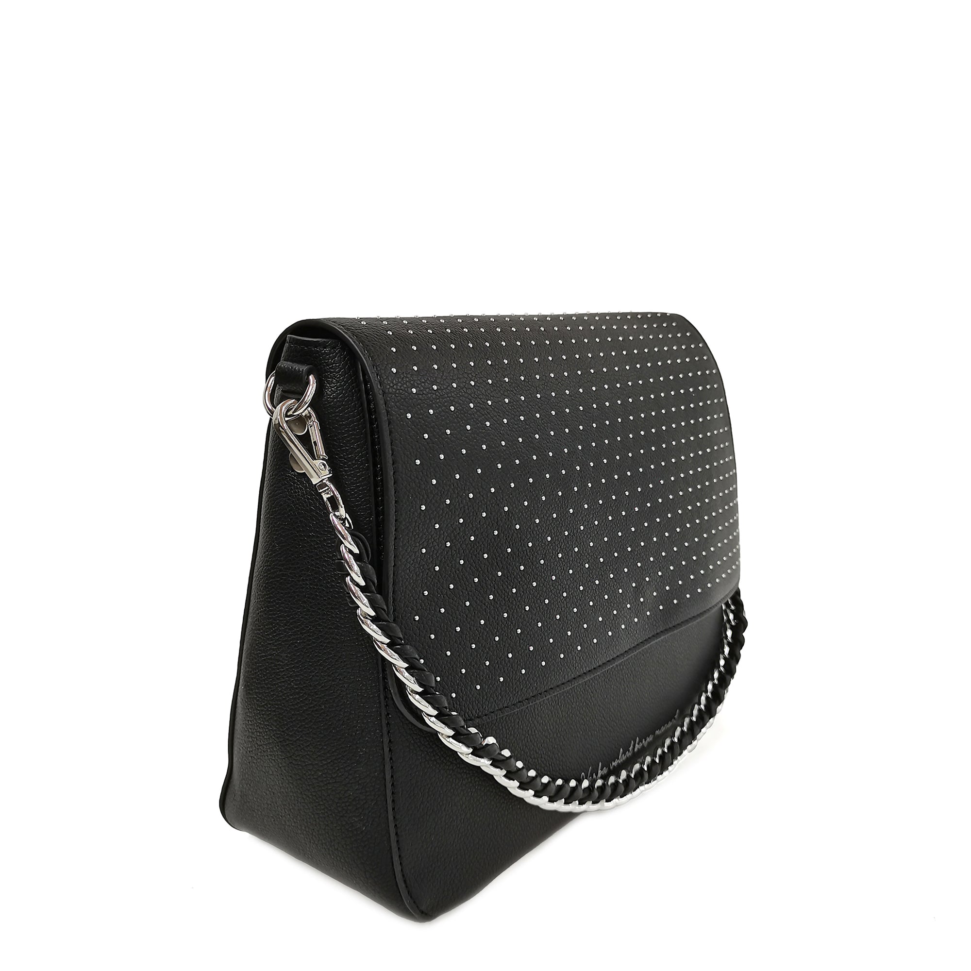 Borsa a spalla media Brenda colore nero - Collezione Fall Winter | Le Pandorine