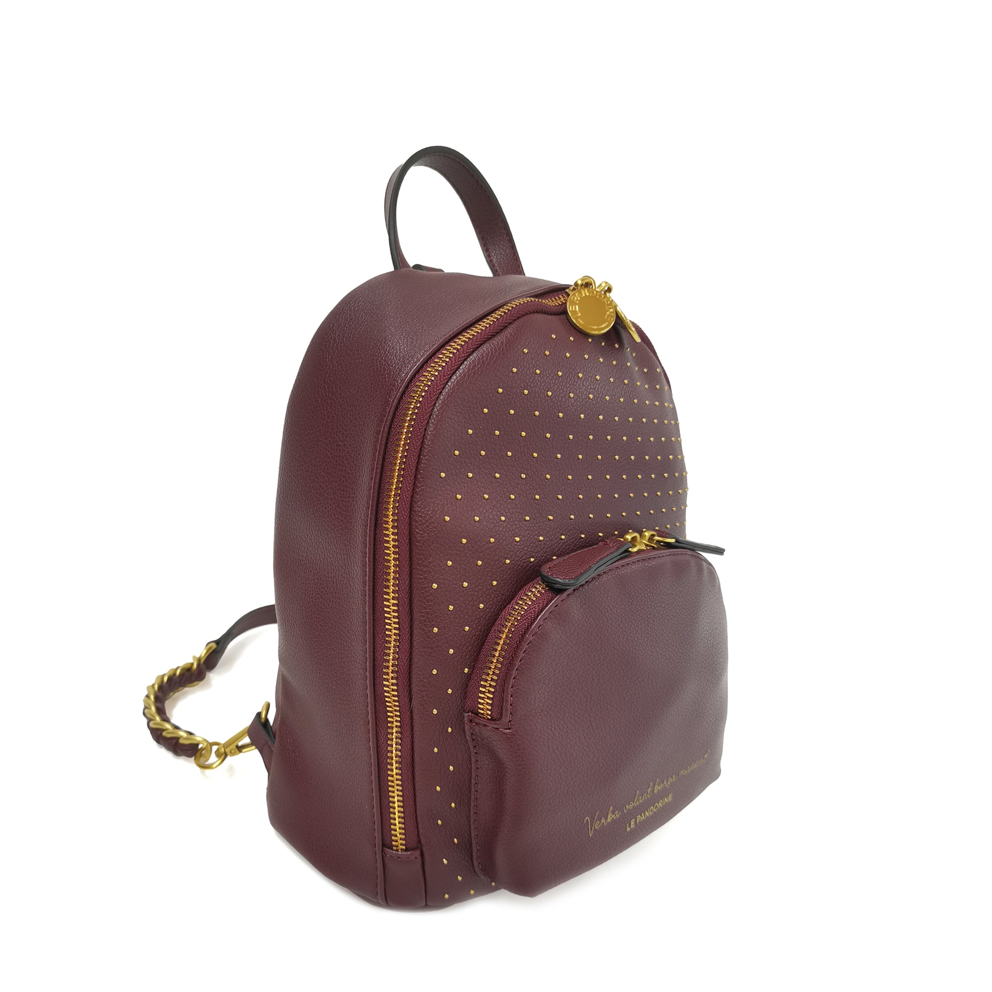 Zaino medio Brenda colore bordeaux - Collezione Fall Winter | Le Pandorine
