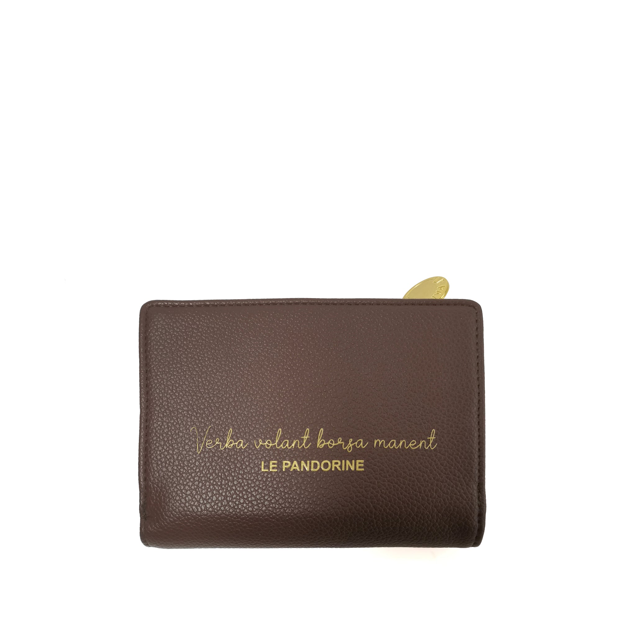 Dark brown brenda medium wallet - Collezione Fall Winter | Le Pandorine