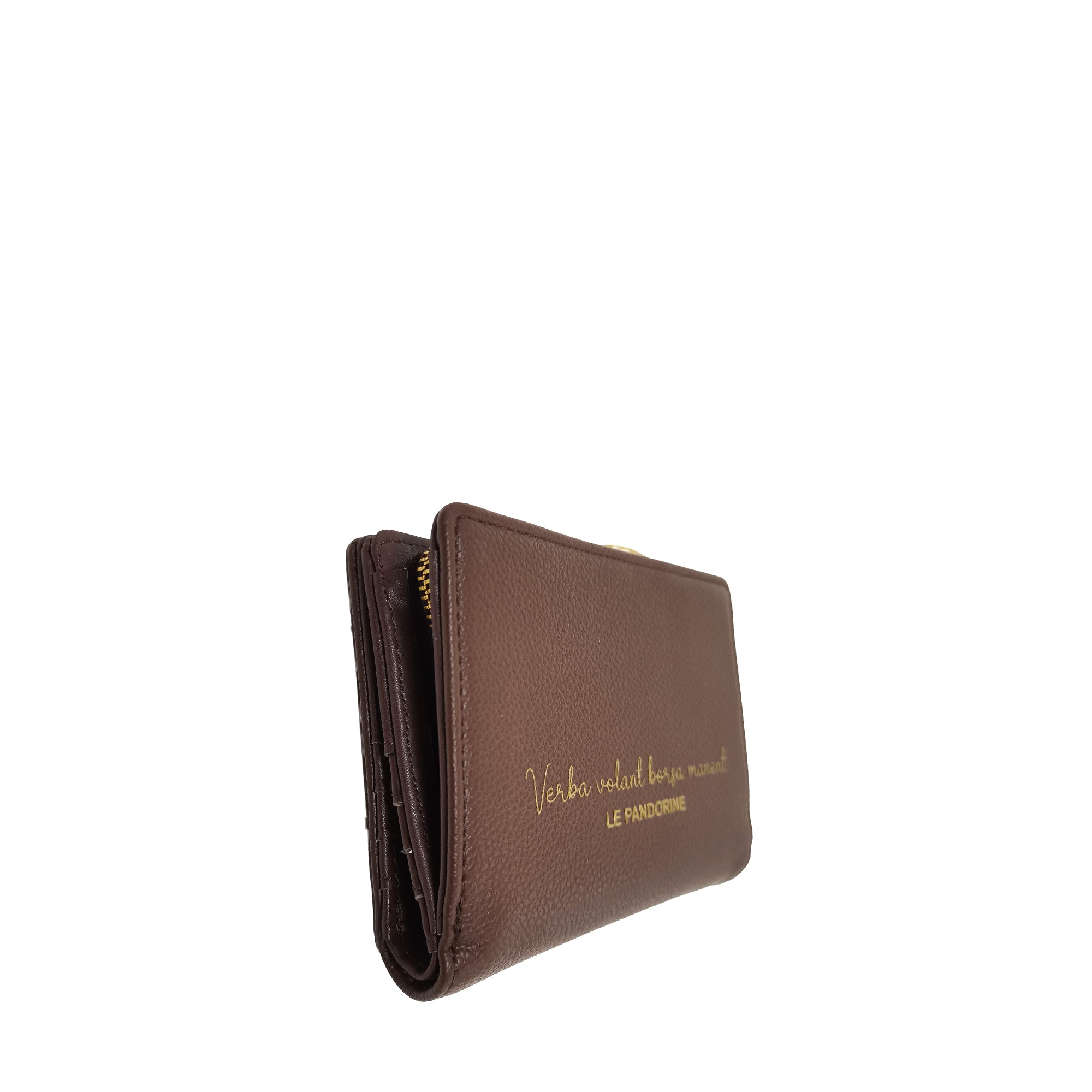 Dark brown brenda medium wallet - Collezione Fall Winter | Le Pandorine