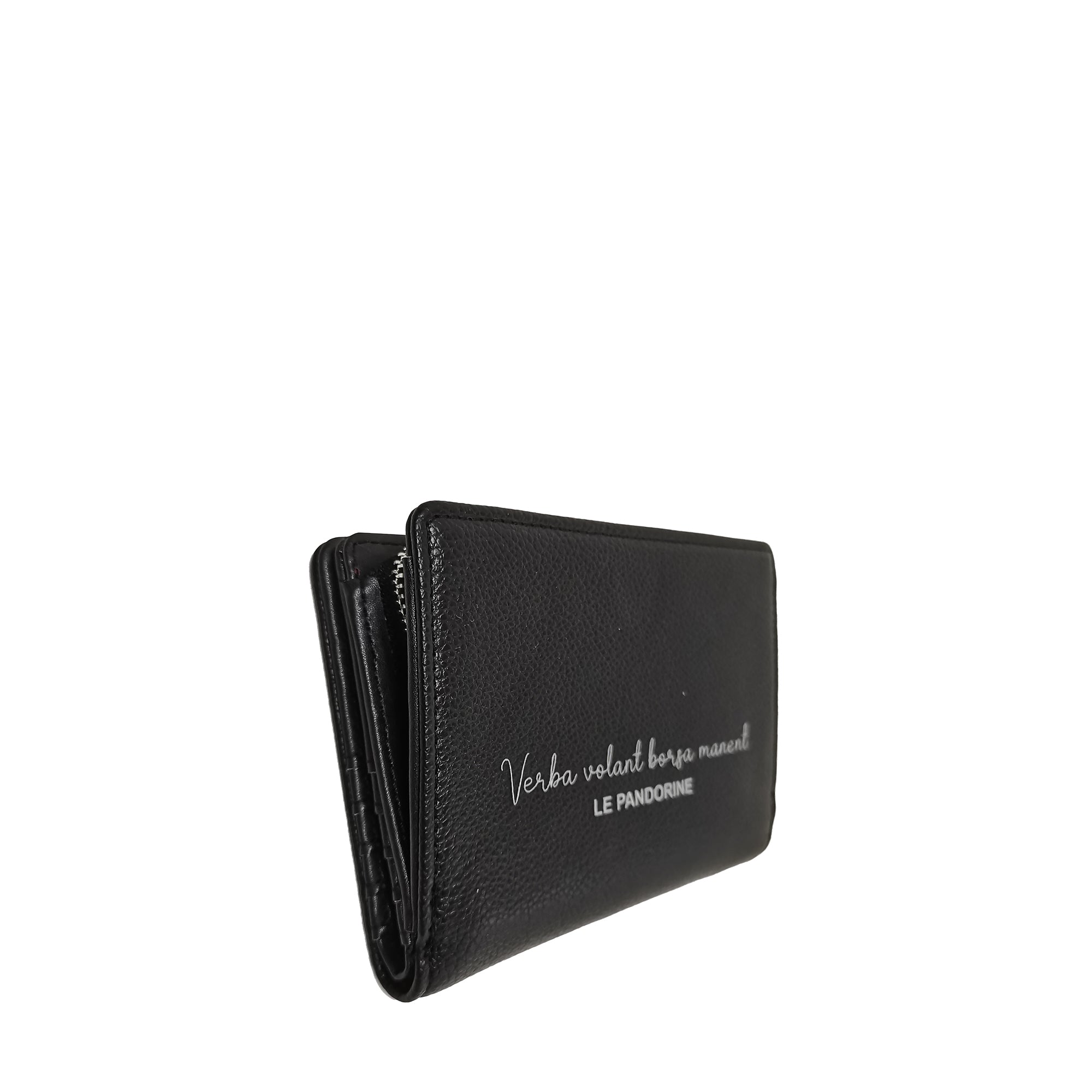 Black brenda medium wallet - Collezione Fall Winter | Le Pandorine