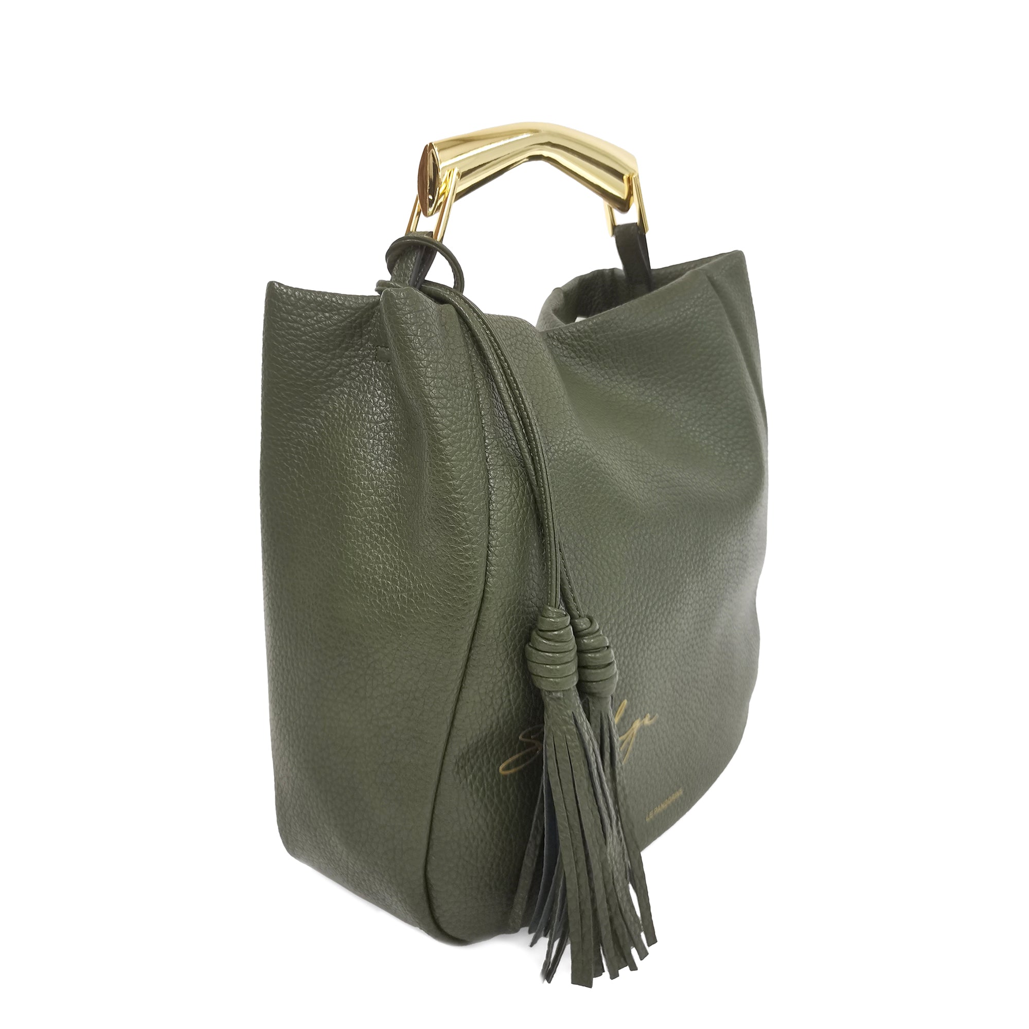 Borsa a spalla Denise colore verde militare - Denise | Le Pandorine