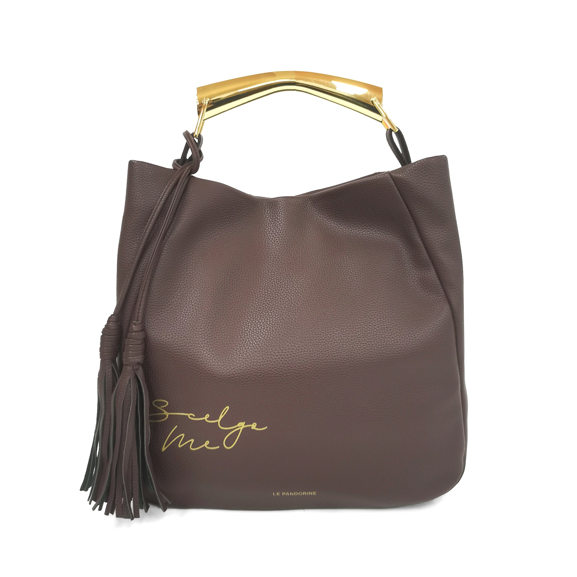 Borsa a spalla Denise colore testa di moro - Denise | Le Pandorine