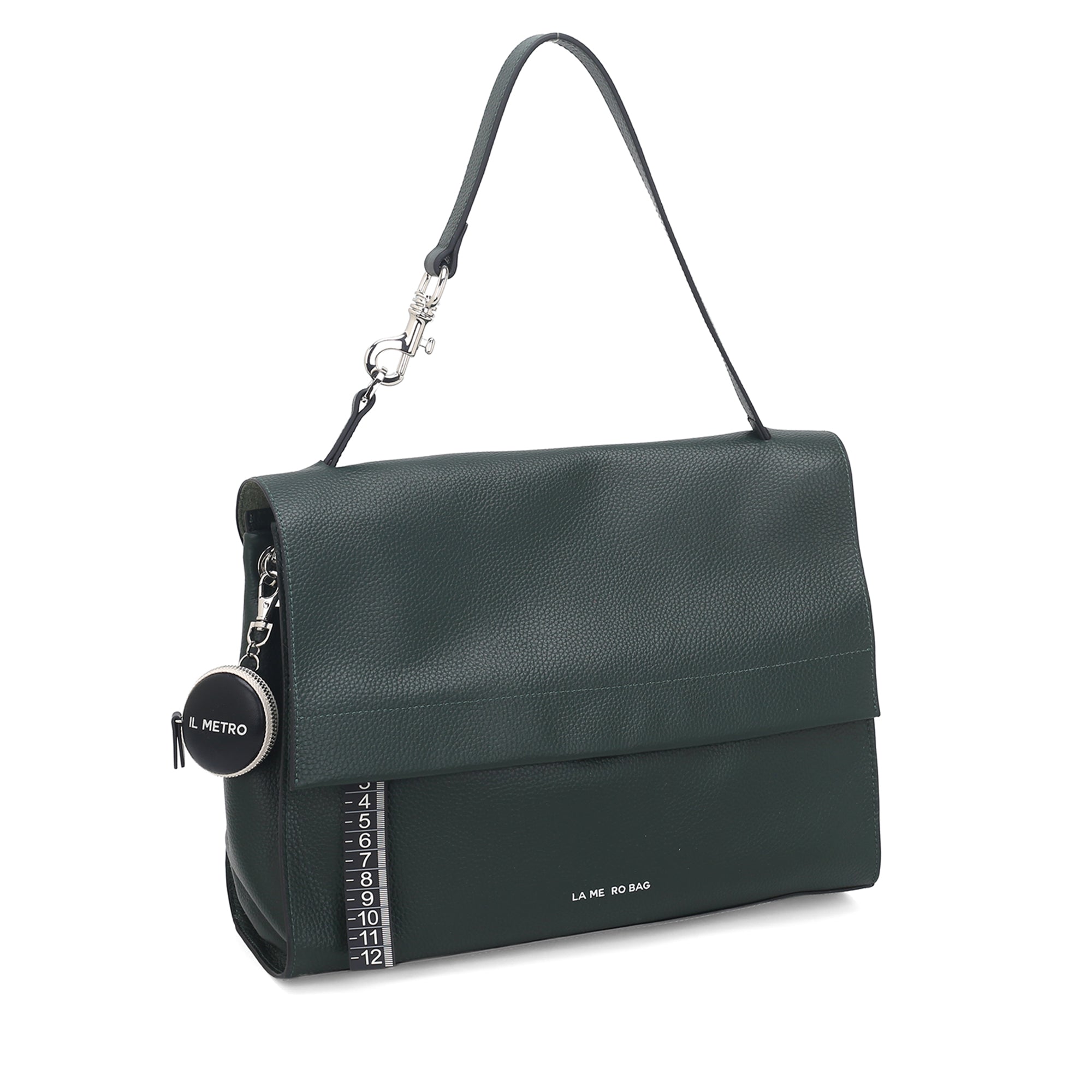 Borsa a spalla grande Metro Bag colore ottanio - Metro Bag: Borse in Pelle | Le Pandorine