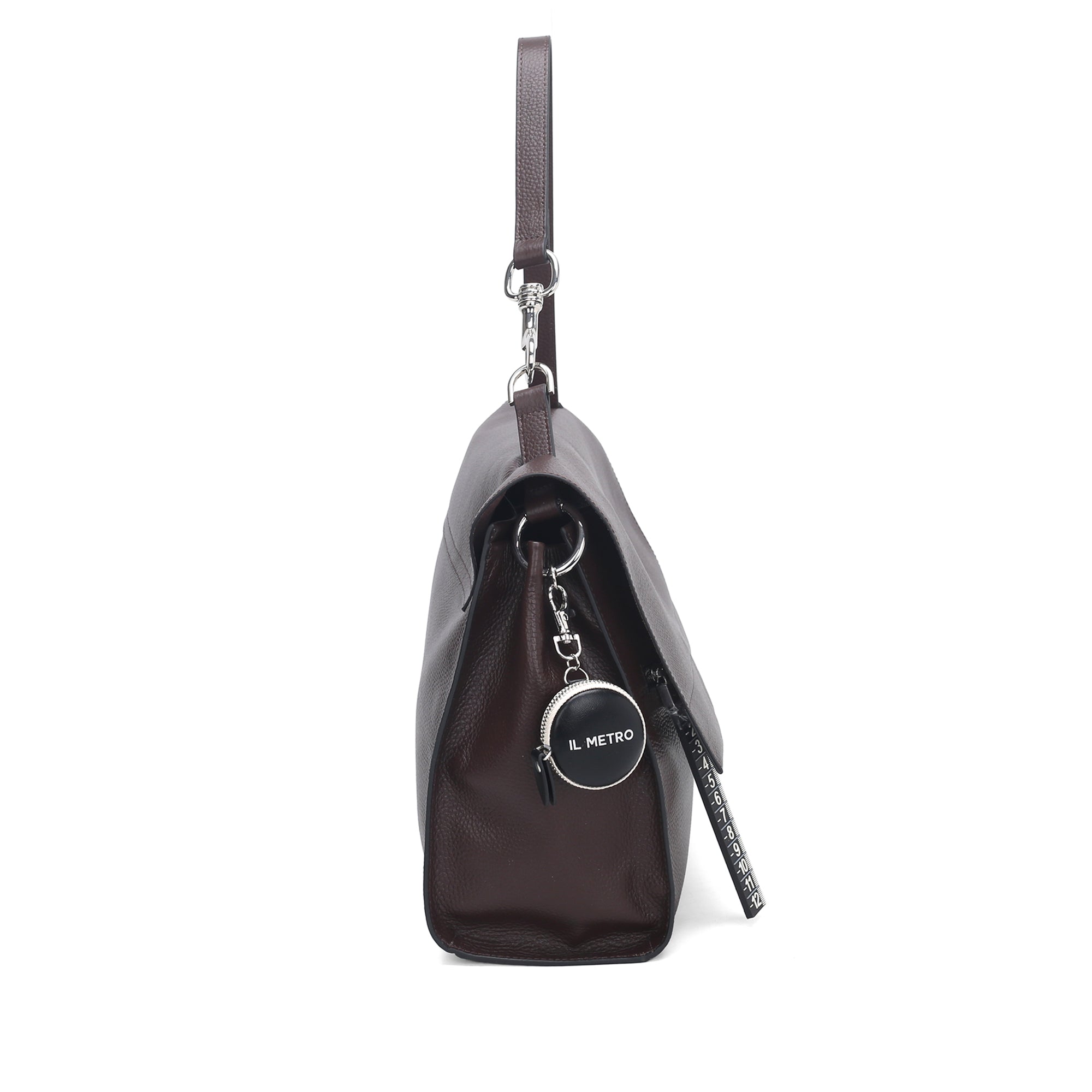 Borsa a spalla grande Metro Bag colore testa di moro - Metro Bag: Borse in Pelle | Le Pandorine