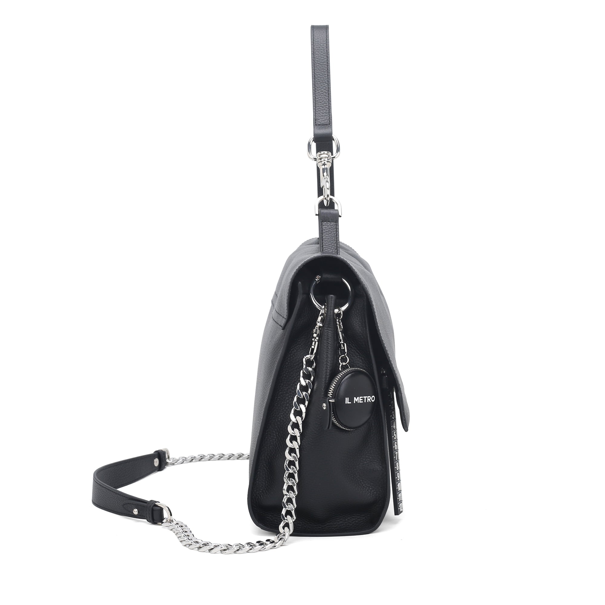 black LMB Shoulder Bag | Le Pandorine