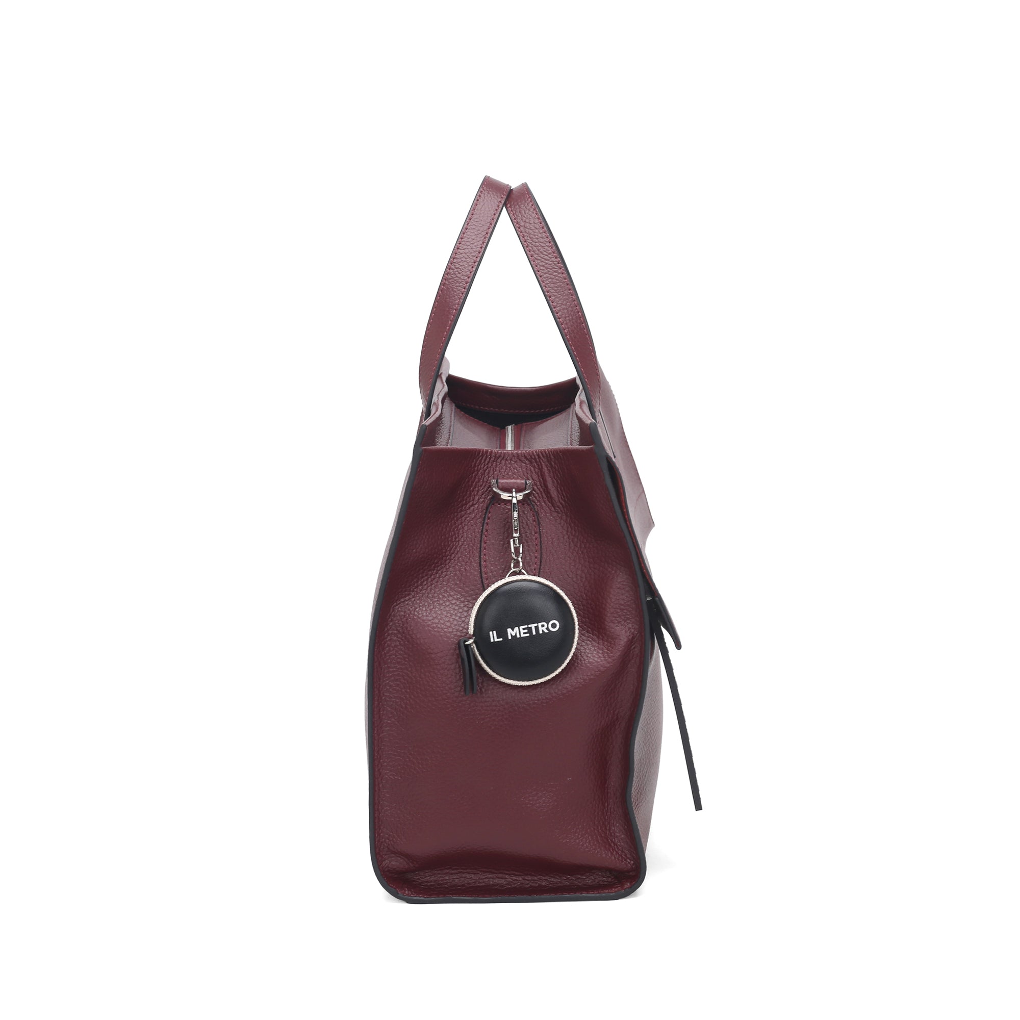 Borsa a mano grande Handbag colore bordeaux - Metro Bag: Borse in Pelle | Le Pandorine