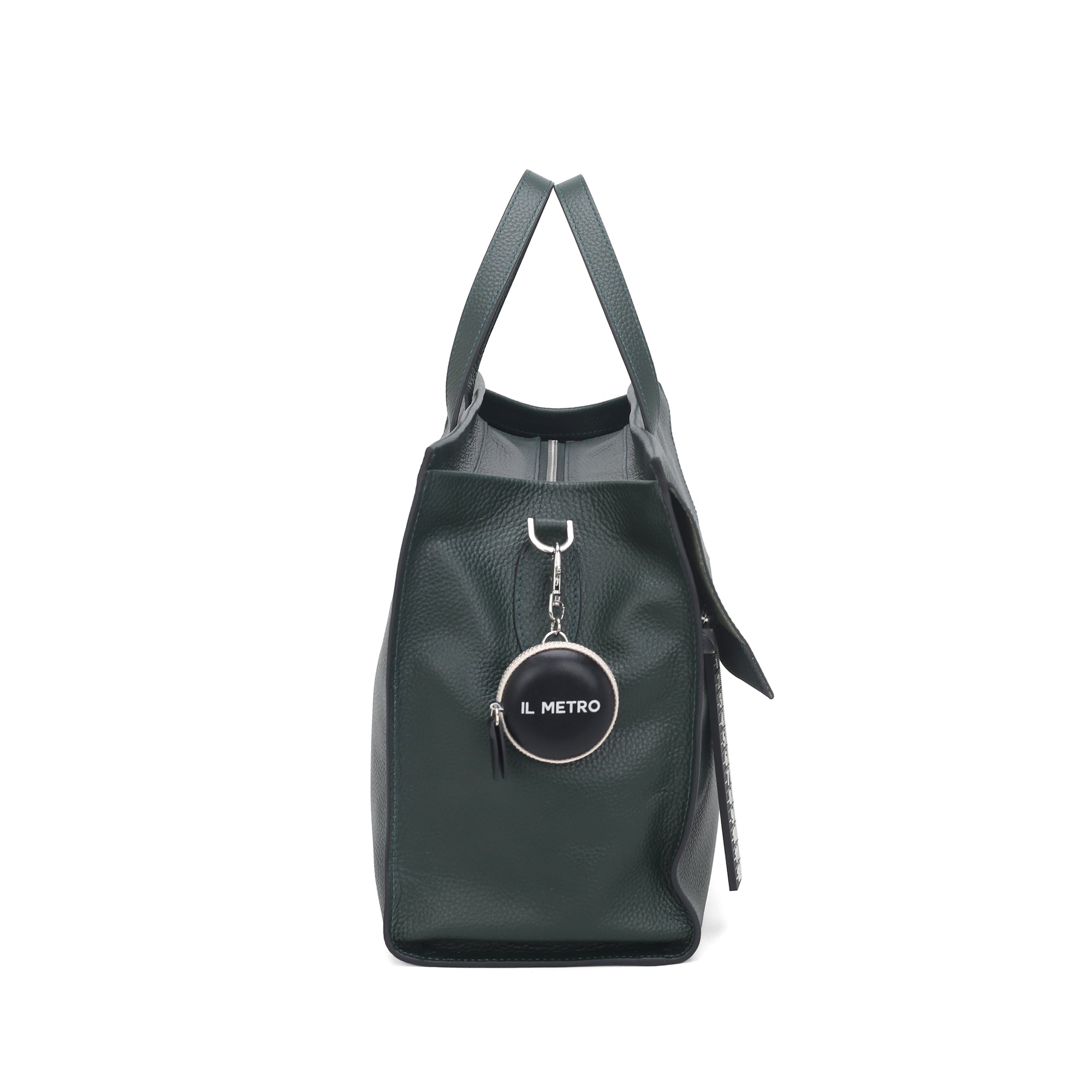 Borsa a mano grande Handbag colore ottanio - Metro Bag: Borse in Pelle | Le Pandorine