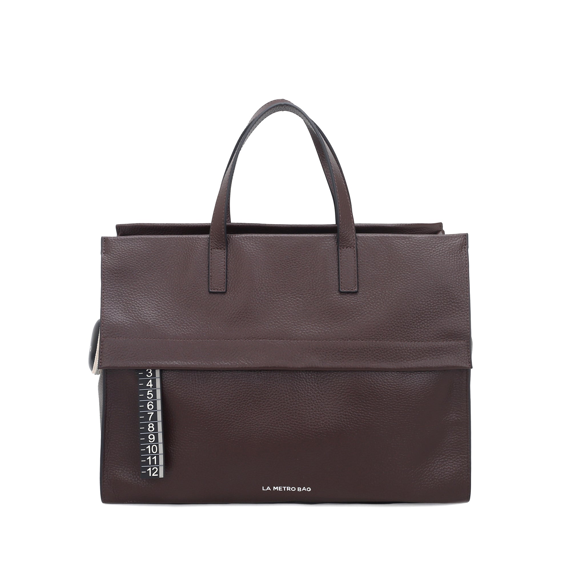 Borsa a mano grande Handbag colore testa di moro - Metro Bag: Borse in Pelle | Le Pandorine