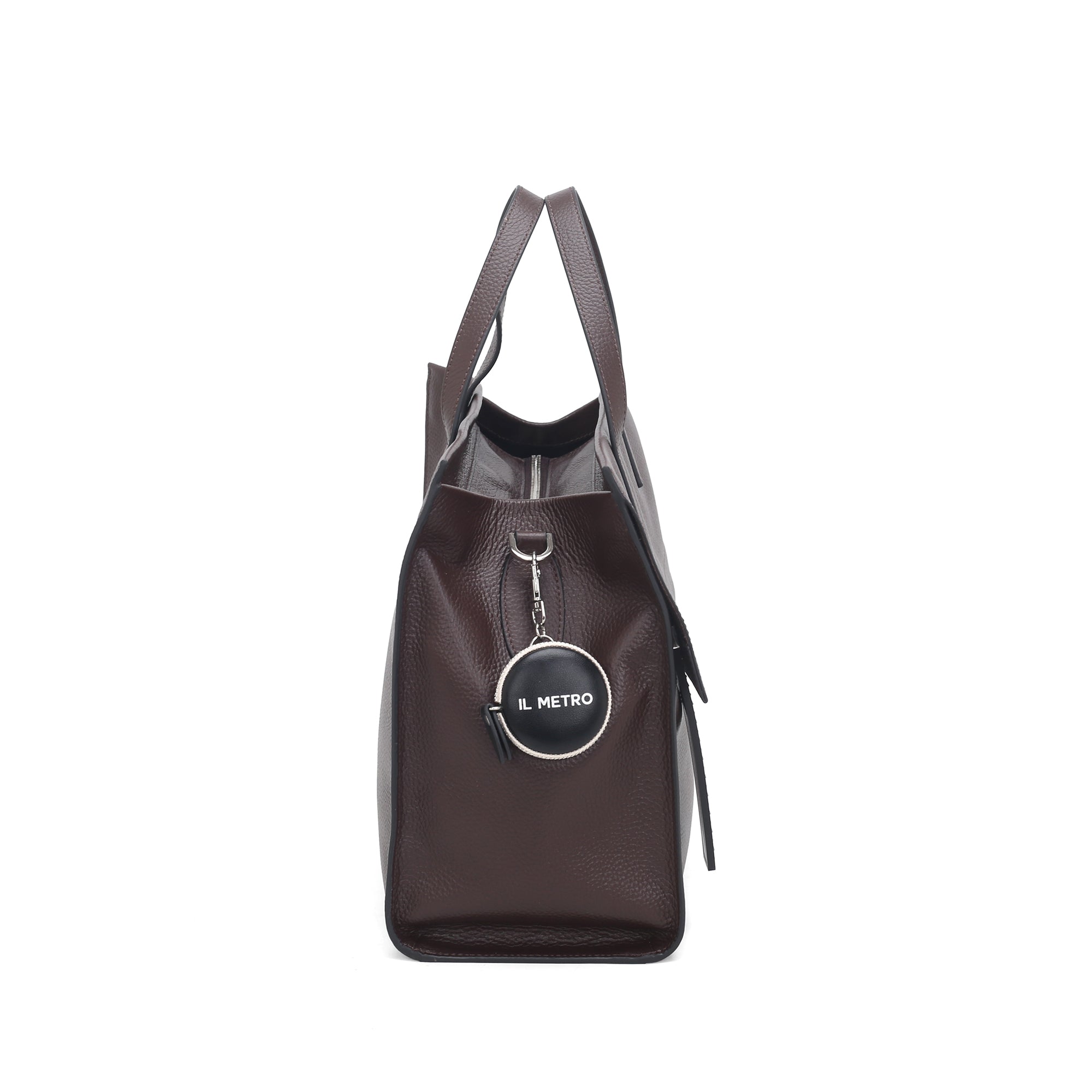 Borsa a mano grande Handbag colore testa di moro - Metro Bag: Borse in Pelle | Le Pandorine