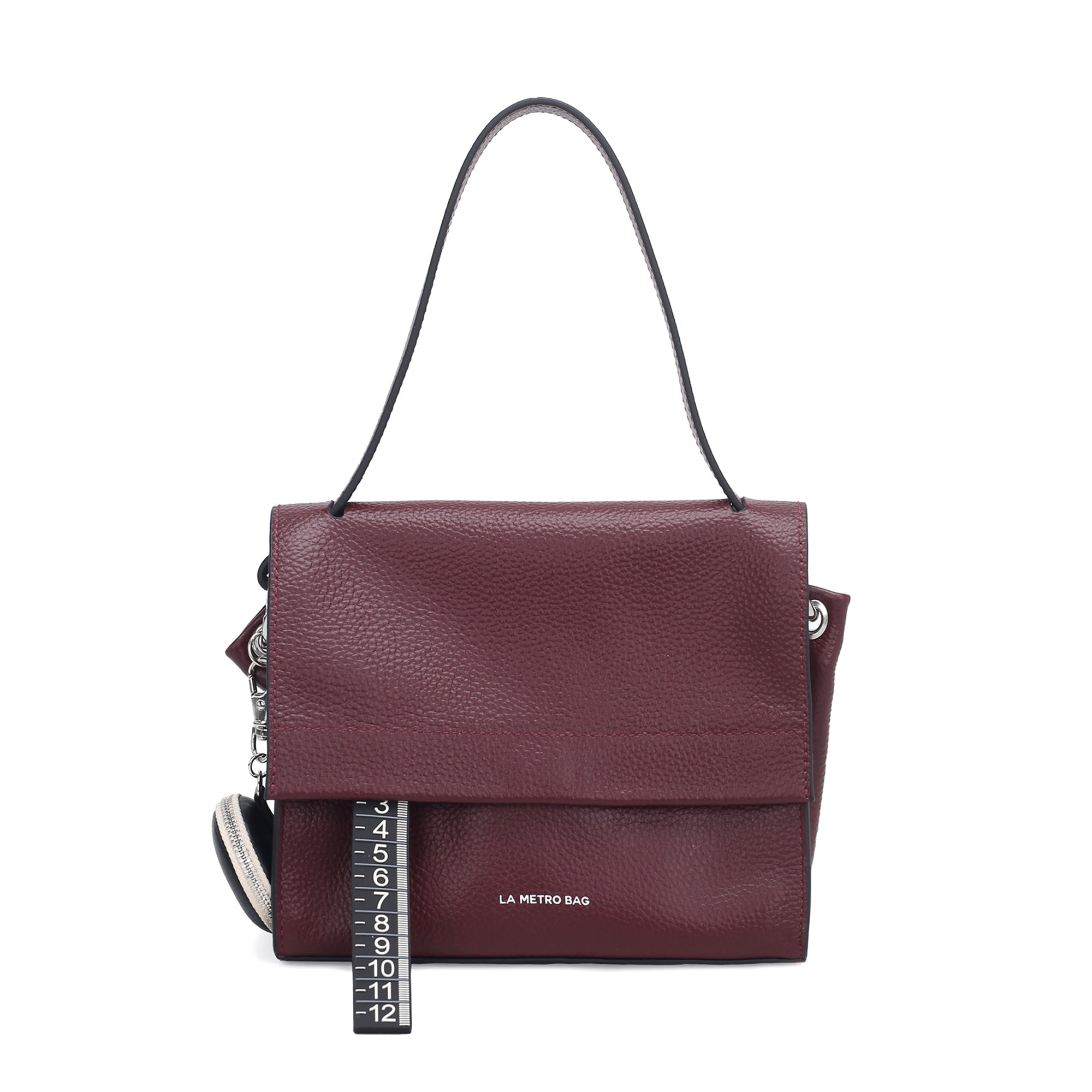 Borse a tracolla Metro Mini colore bordeaux - Metro Bag: Borse in Pelle | Le Pandorine