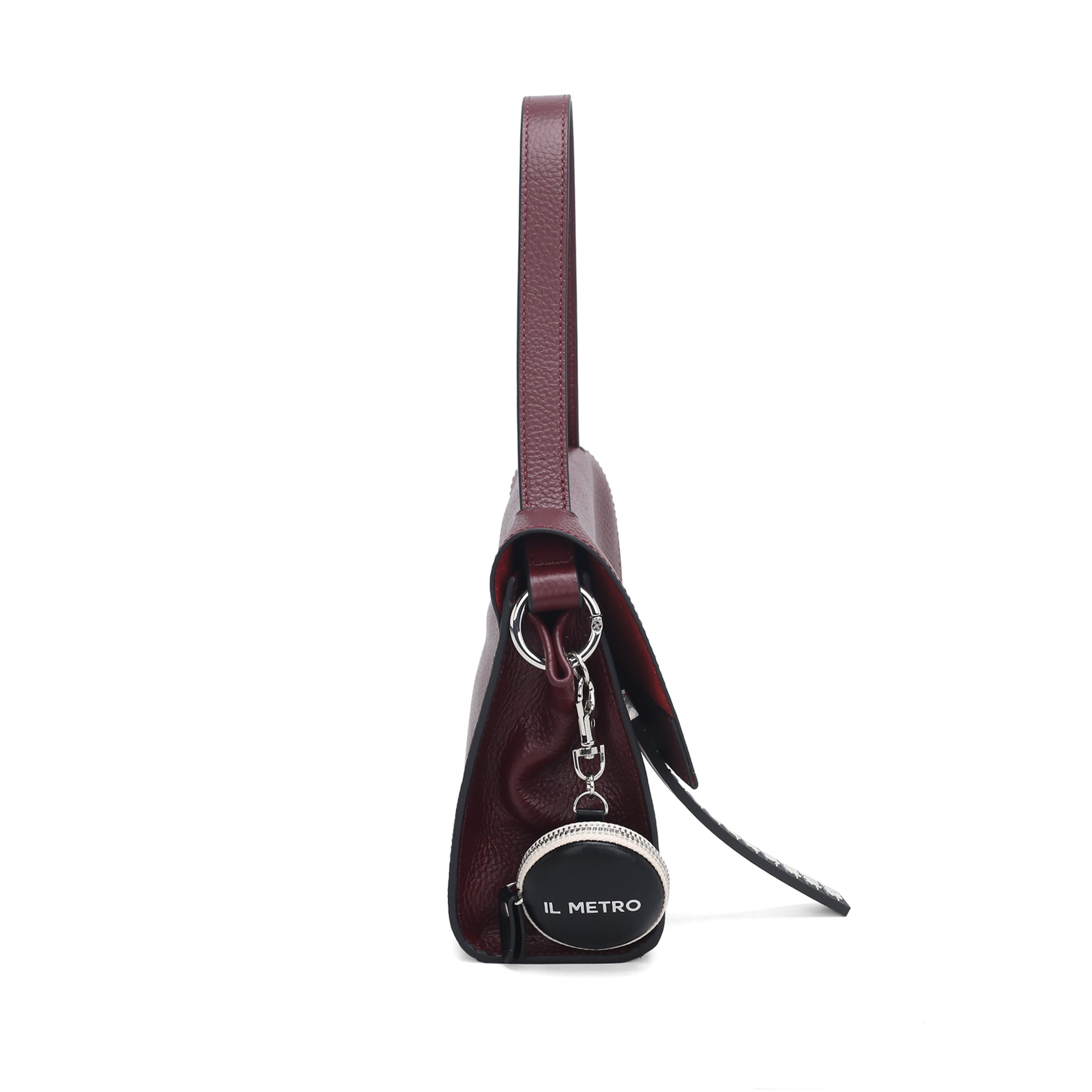 Borse a tracolla Metro Mini colore bordeaux - Metro Bag: Borse in Pelle | Le Pandorine