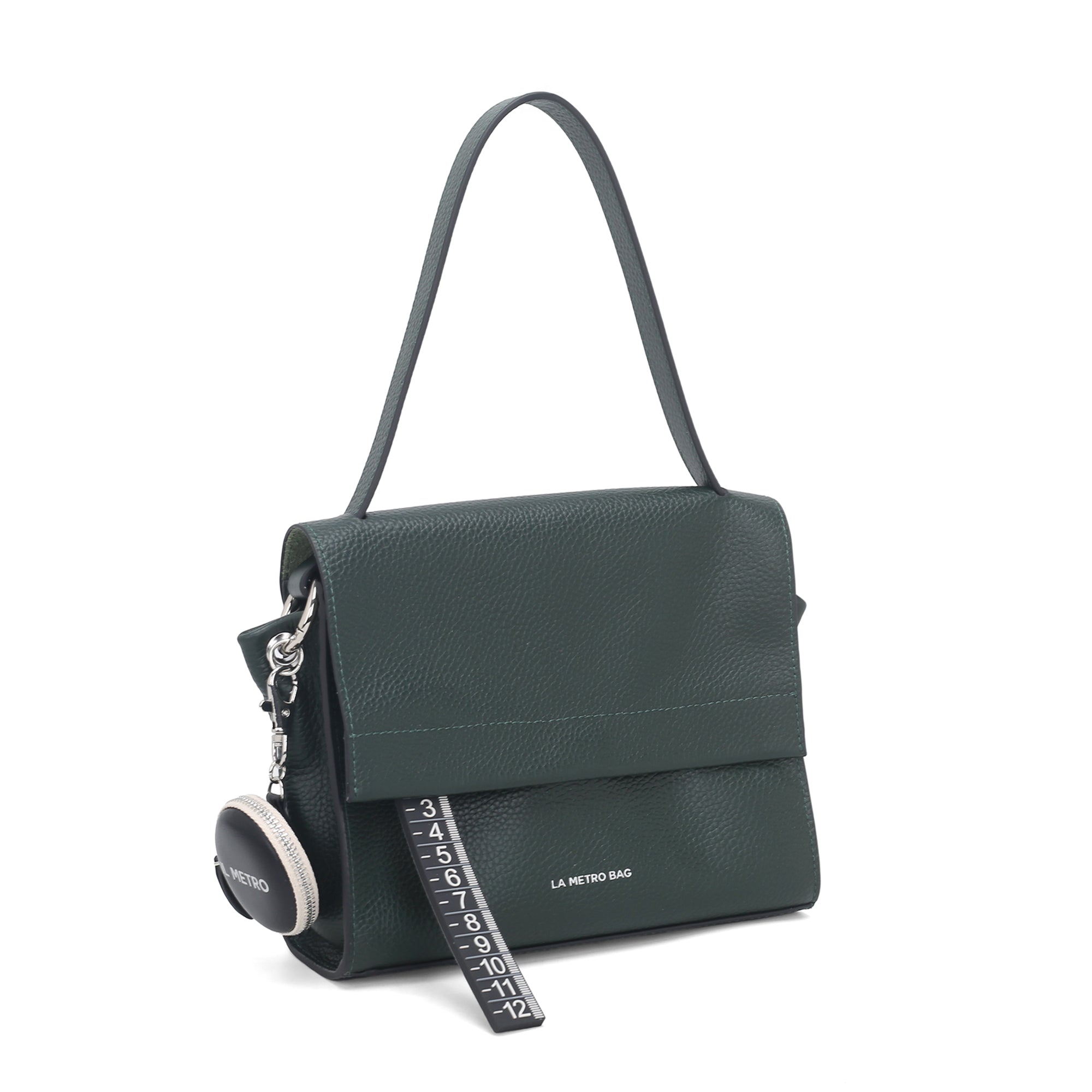 Borse a tracolla Metro Mini colore ottanio - Metro Bag: Borse in Pelle | Le Pandorine