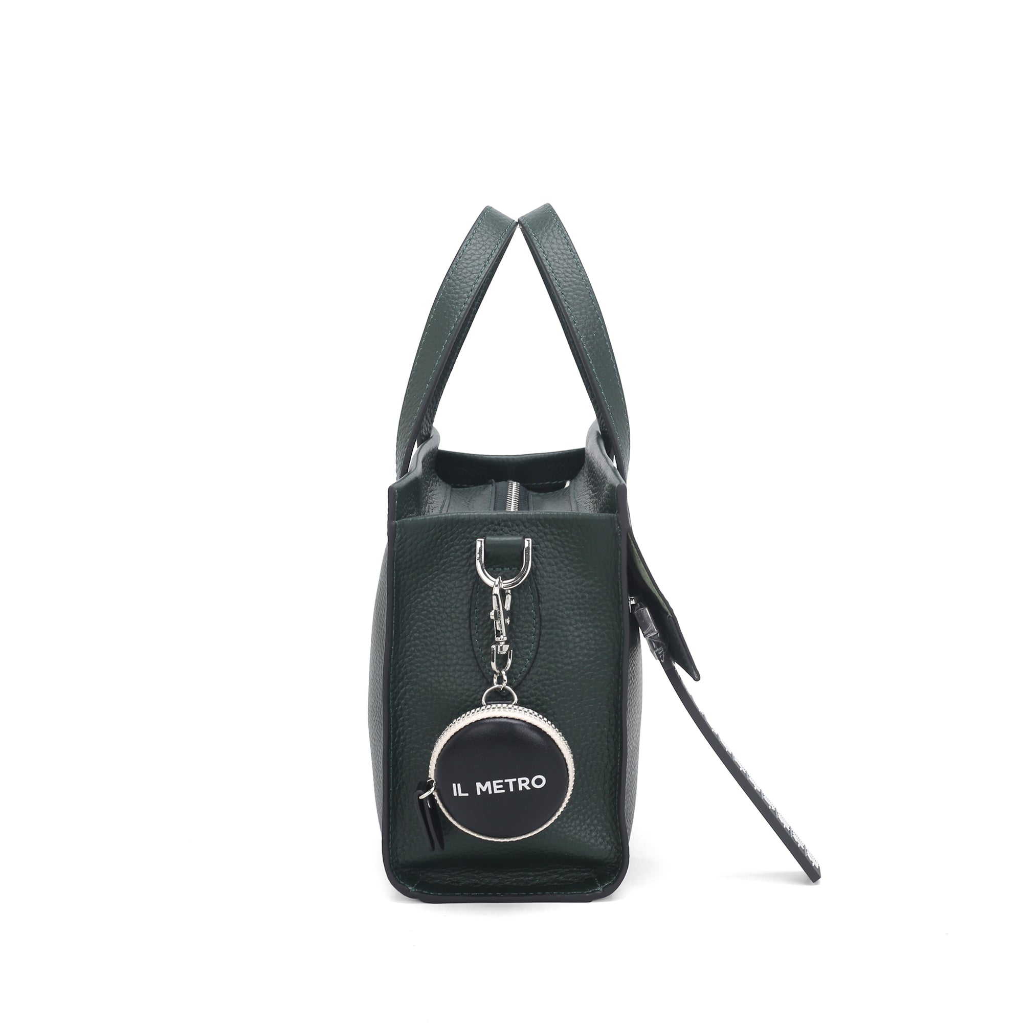 Borsa a mano piccola Metro Bag colore ottanio - Metro Bag: Borse in Pelle | Le Pandorine