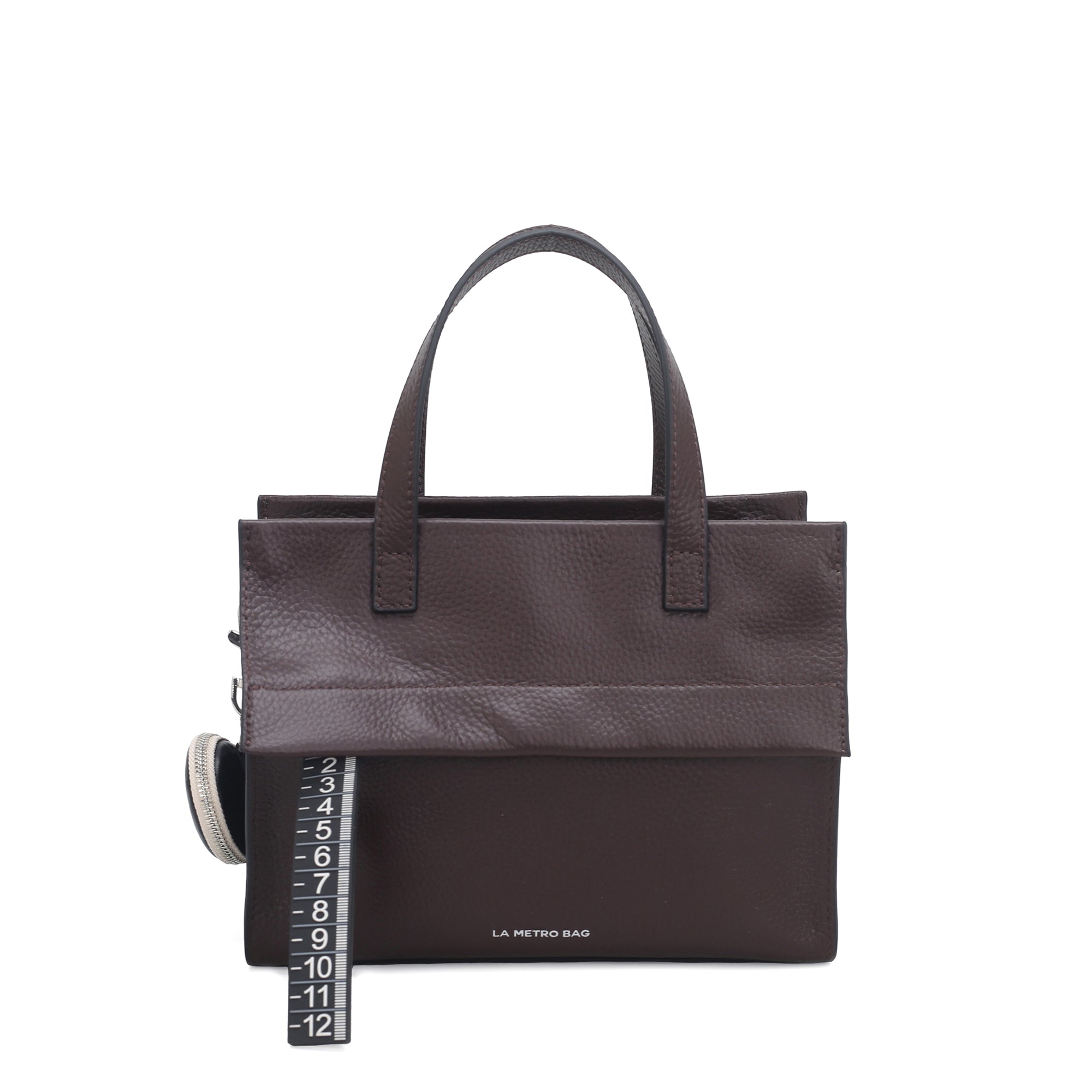 Borsa a mano piccola Metro Bag colore testa di moro - Metro Bag: Borse in Pelle | Le Pandorine