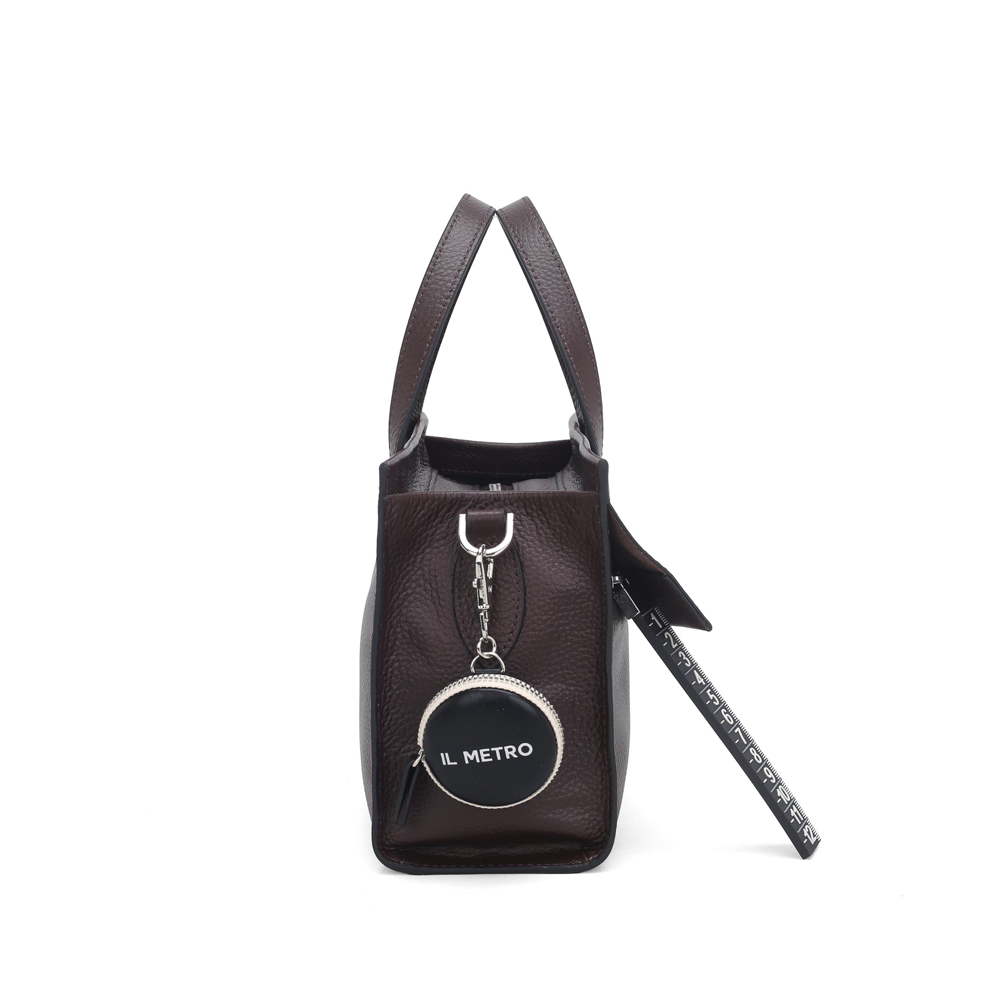 Borsa a mano piccola Metro Bag colore testa di moro - Metro Bag: Borse in Pelle | Le Pandorine