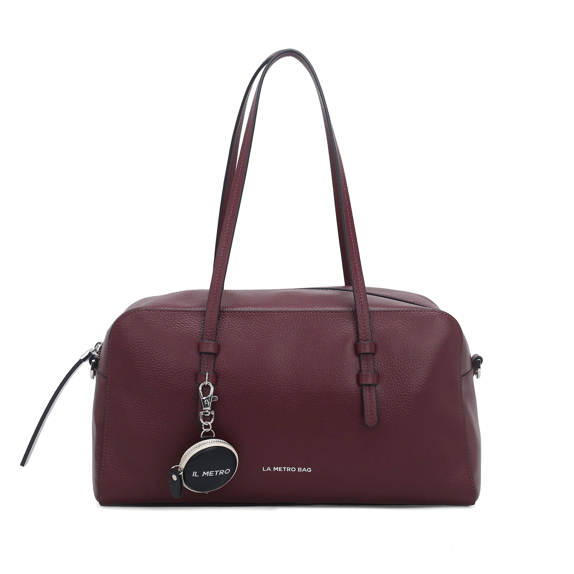Bauletto Metro Bag colore bordeaux - Metro Bag: Borse in Pelle | Le Pandorine