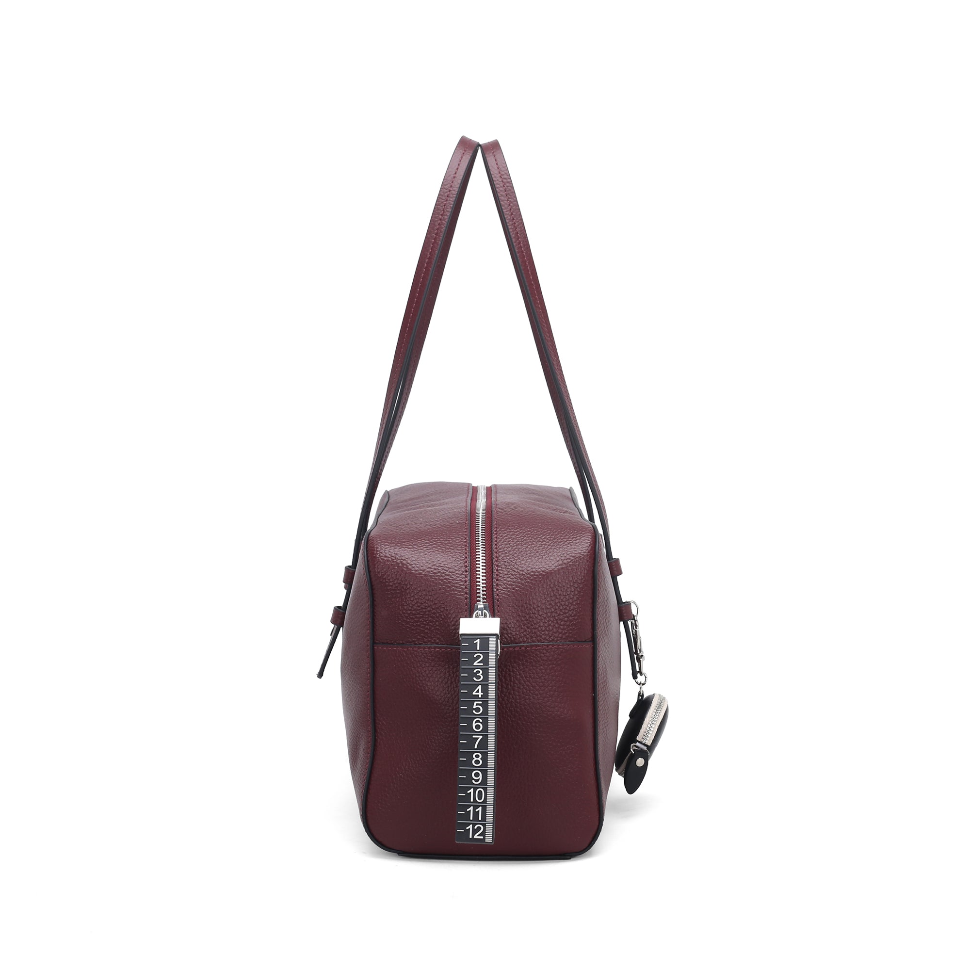 Bauletto Metro Bag colore bordeaux - Metro Bag: Borse in Pelle | Le Pandorine