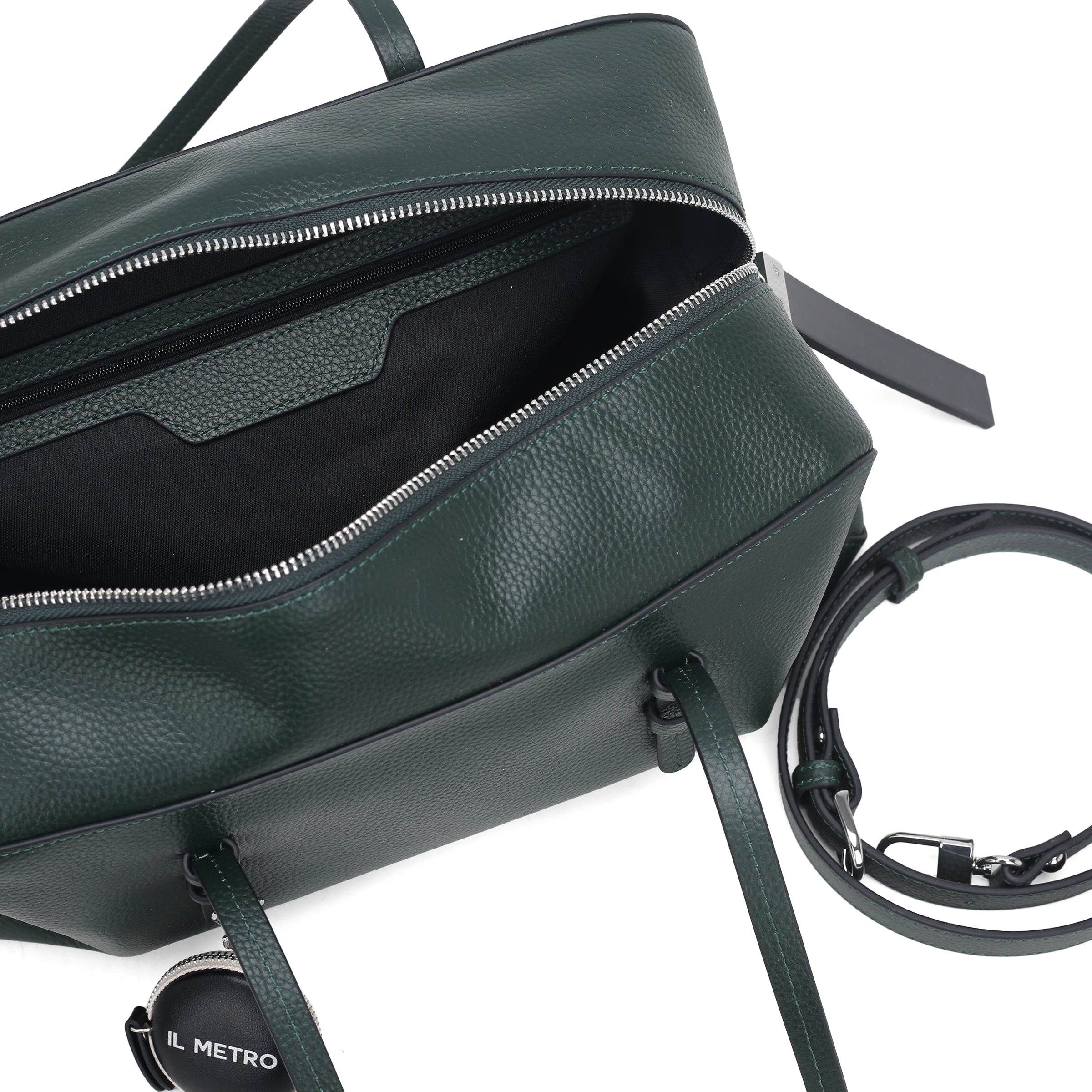 Bauletto Metro Bag colore ottanio - Metro Bag: Borse in Pelle | Le Pandorine