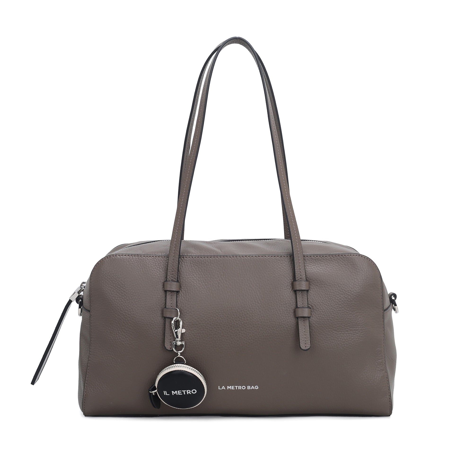 Bauletto Metro Bag colore tortora - Metro Bag: Borse in Pelle | Le Pandorine