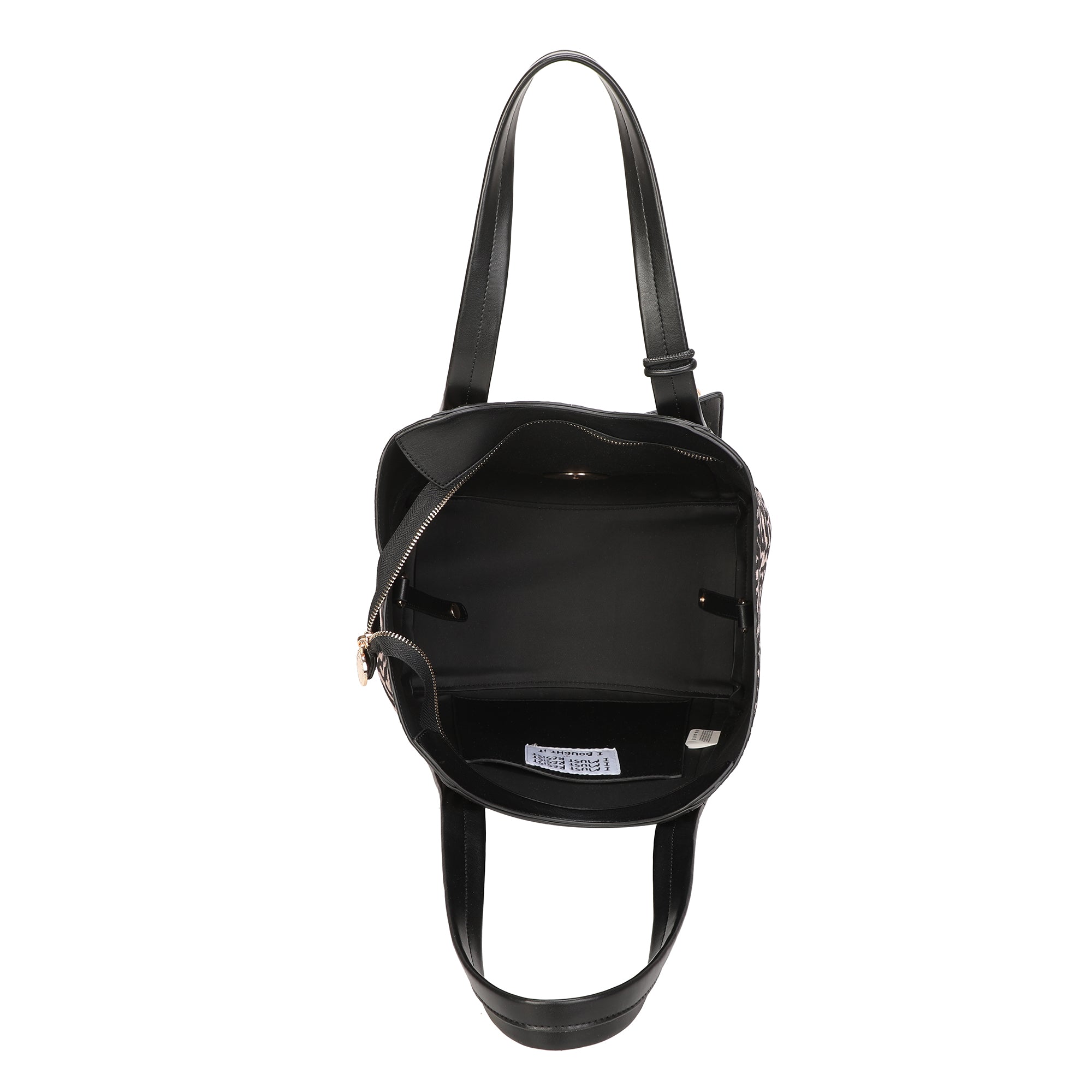 Shopping bag Vicky con stampa animalier colore tortora - Collezione Fall Winter | Le Pandorine