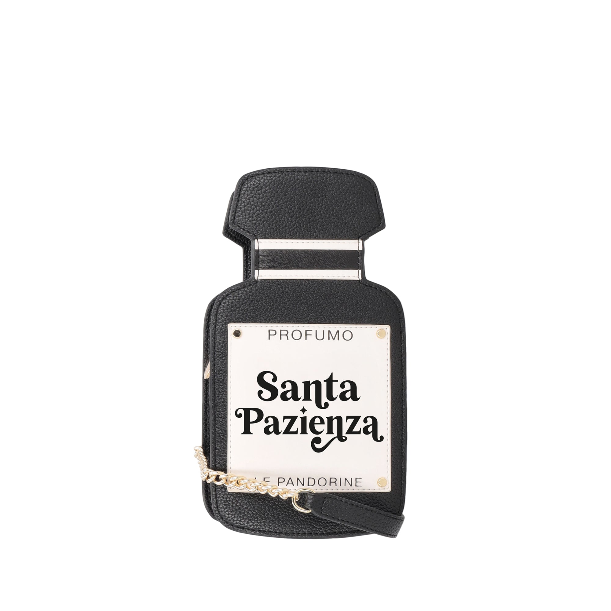 PF2617B18.C99 - Borsa a tracolla Profumo sagomanta colore nero - NERO | Le Pandorine