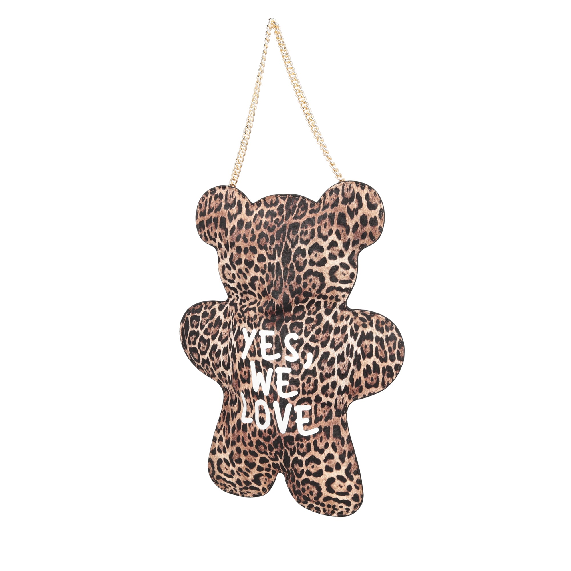 Borsa a tracolla Bubi a forma di orsetto colore maculato - Collezione Fall Winter | Le Pandorine