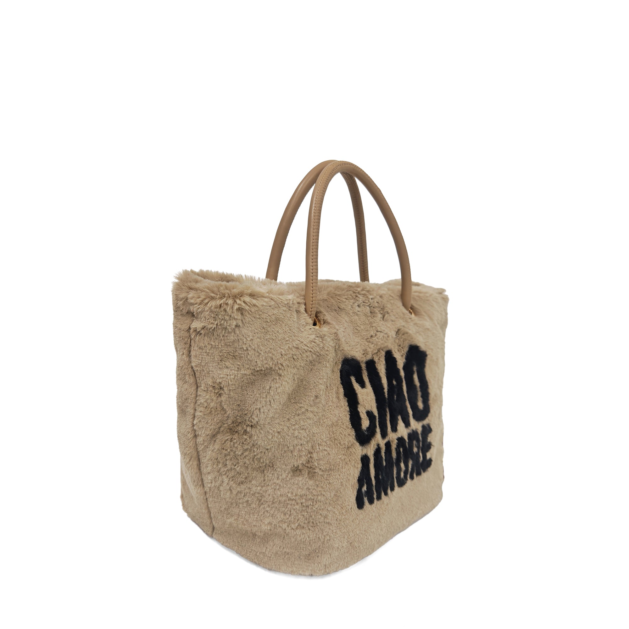 PF2623B81.C04 - Tote bag Stoccolma "Ciao Amore" colore sabbia - NATURALE | Le Pandorine
