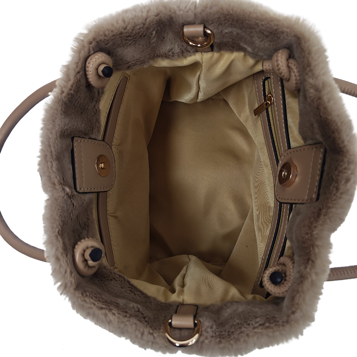 PF2623B81.C04 - Tote bag Stoccolma "Ciao Amore" colore sabbia - NATURALE | Le Pandorine