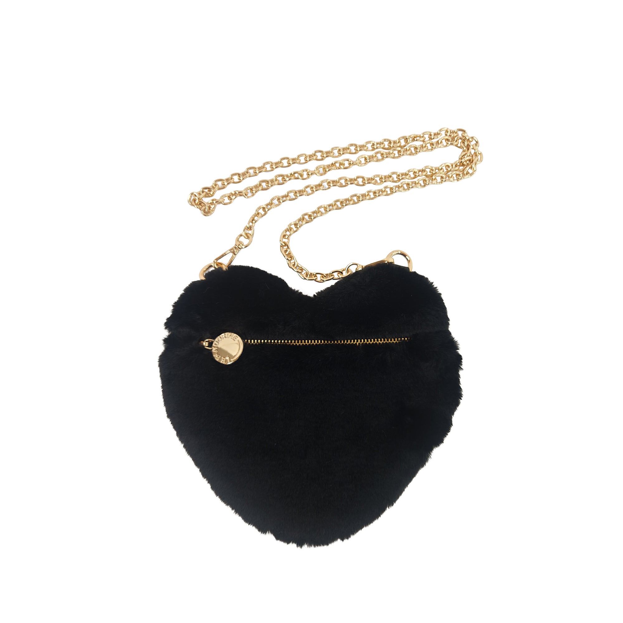 Borsa a cuore Stoccolma "Ciao Amore" colore nero - Le Pandorine | Le Pandorine