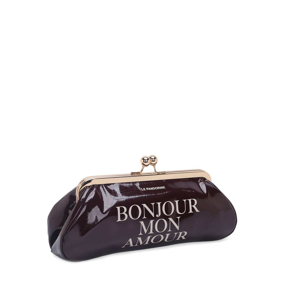 PF2629B73.C23 - Pochette Nizza in vernice colore bordeaux - ROSSO | Le Pandorine