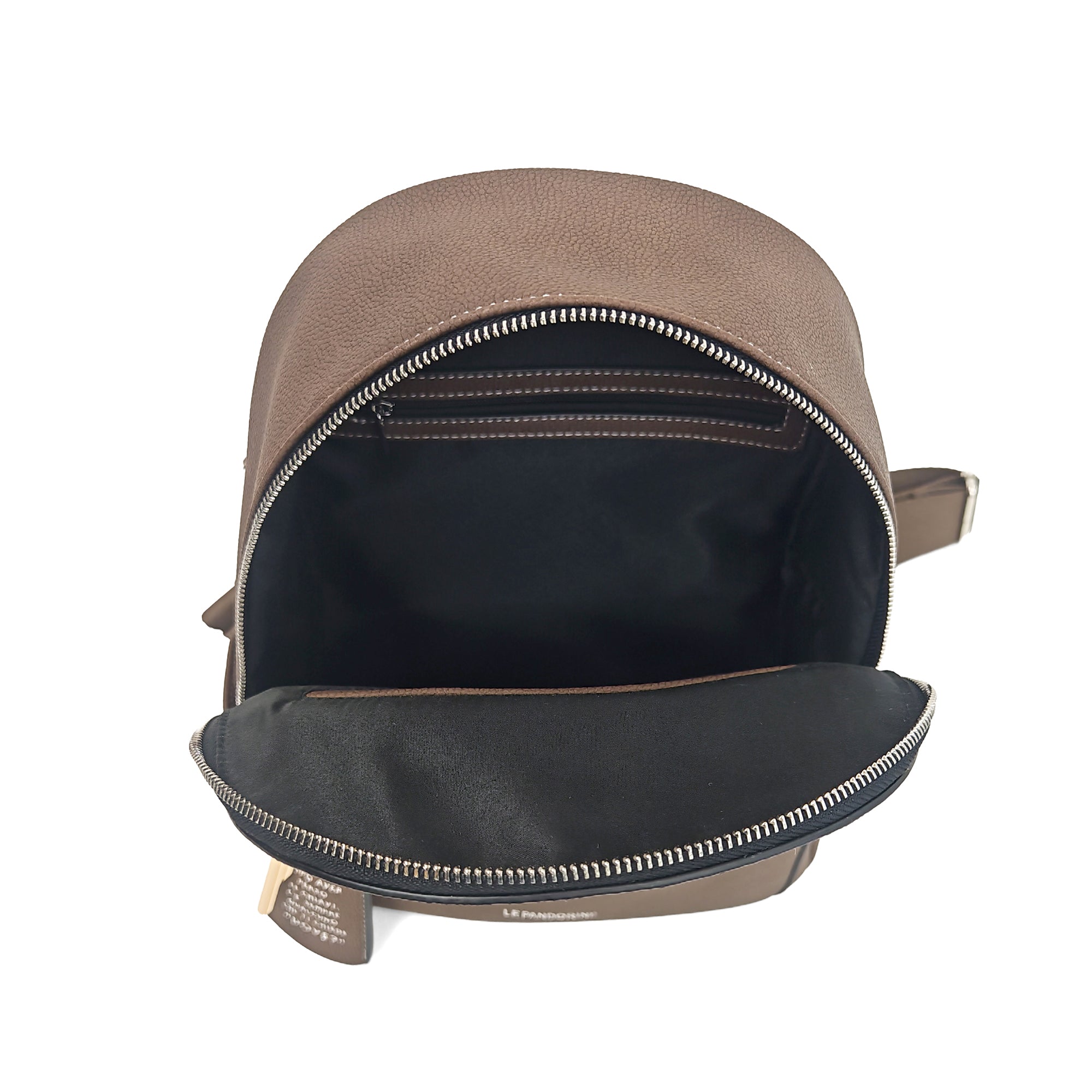 PF262B522.C60 - Zaino medio Kyoto con charm colore testa di moro - MARRONE | Le Pandorine