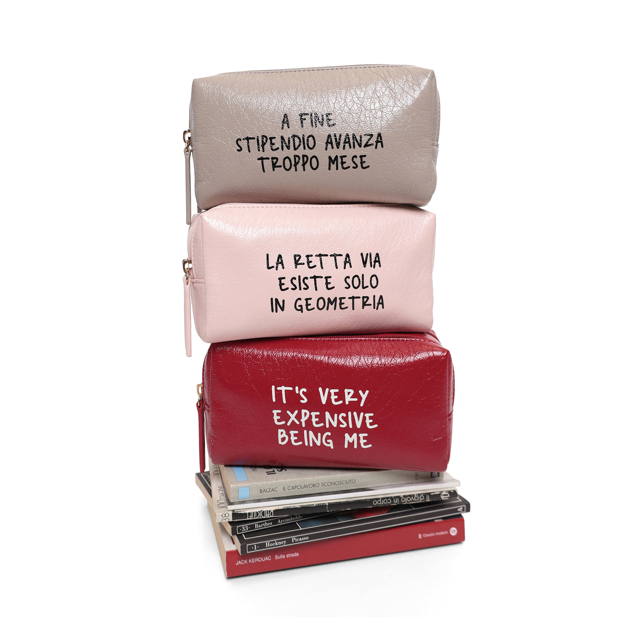 PF2633B98.C20 - Trousse Pillole con scritta colore rosso - ROSSO | Le Pandorine