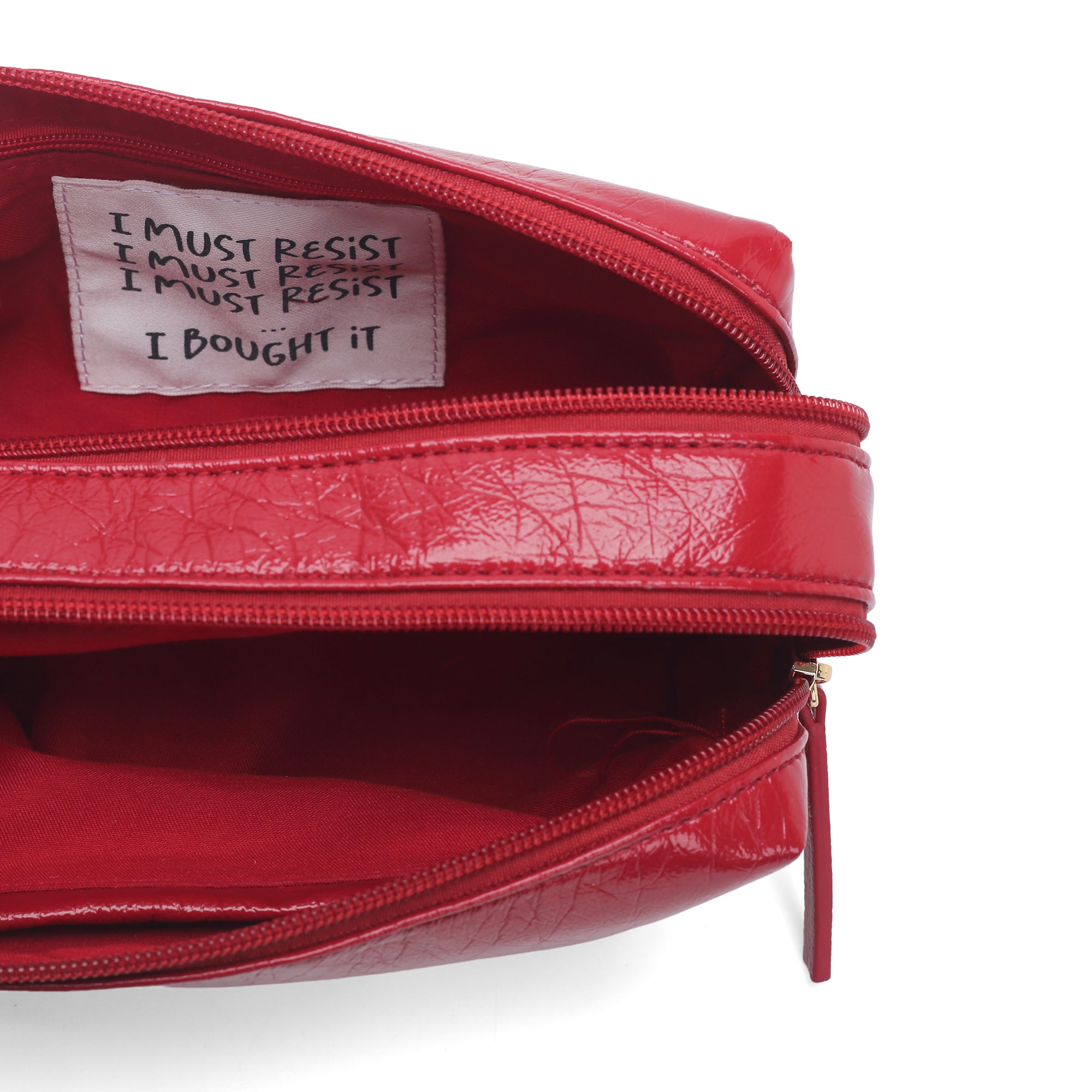 PF2633B98.C20 - Trousse Pillole con scritta colore rosso - ROSSO | Le Pandorine