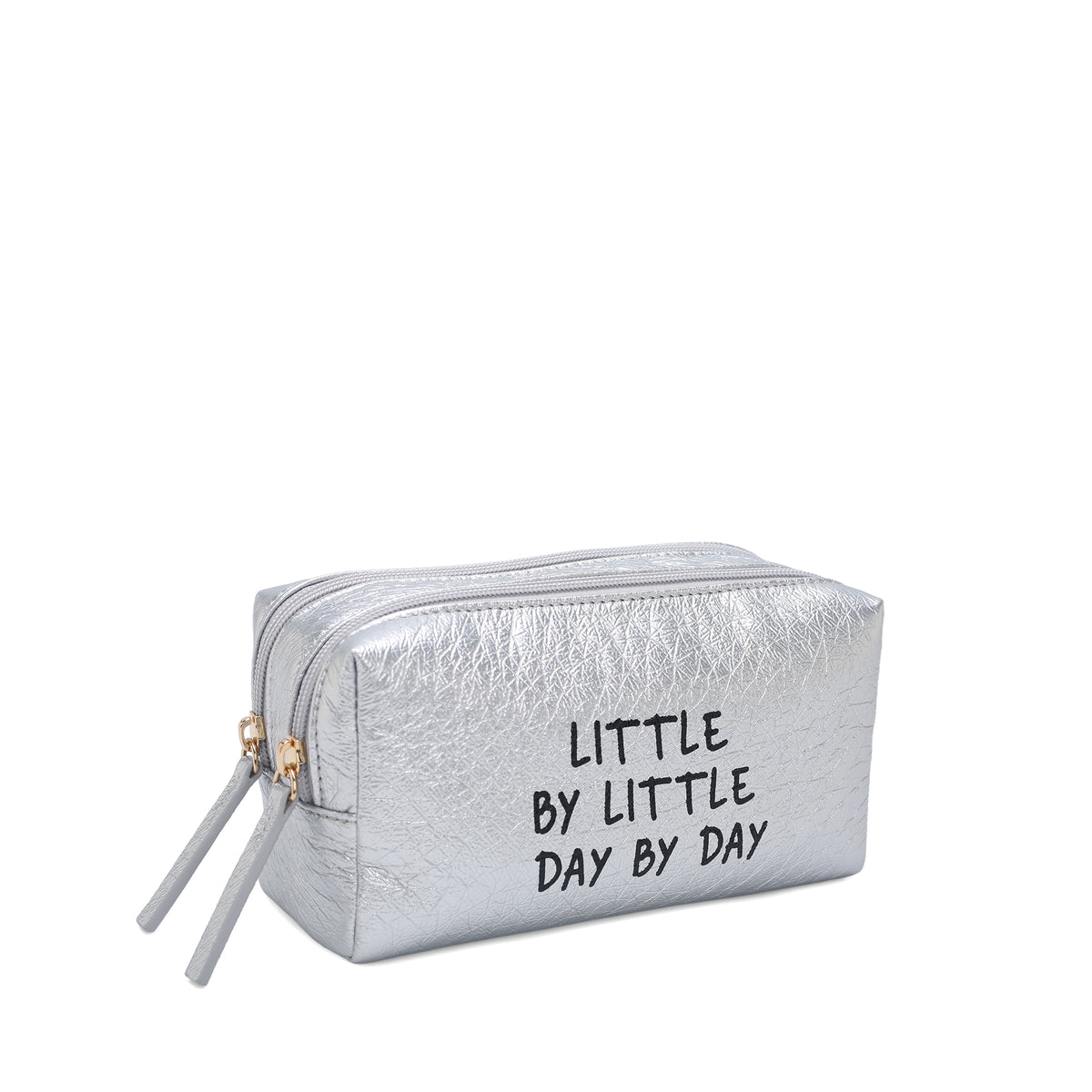 PF2633B98.C97 - Trousse Pillole con scritta colore argento - ARGENTO | Le Pandorine