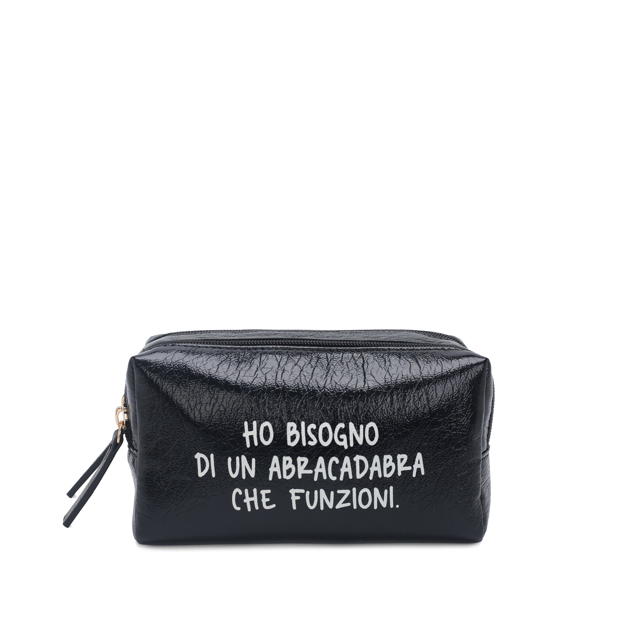 PF2633B98.C99 - Trousse Pillole con scritta colore nero - NERO | Le Pandorine