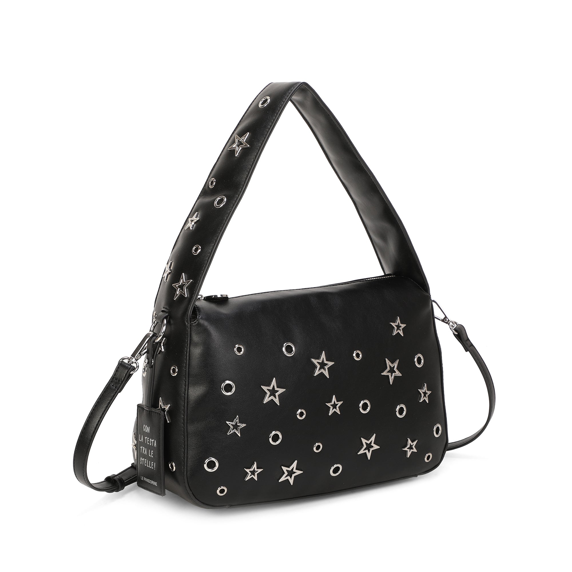 PF2642B31.C99 - Borsa a spalla Las Vegas colore nero - NERO | Le Pandorine