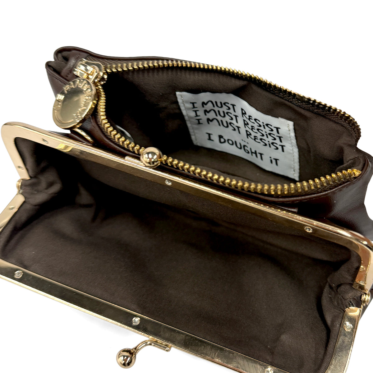 PF2642B32.C60 - Pochette piccola Las Vegas colore testa di moro - MARRONE | Le Pandorine