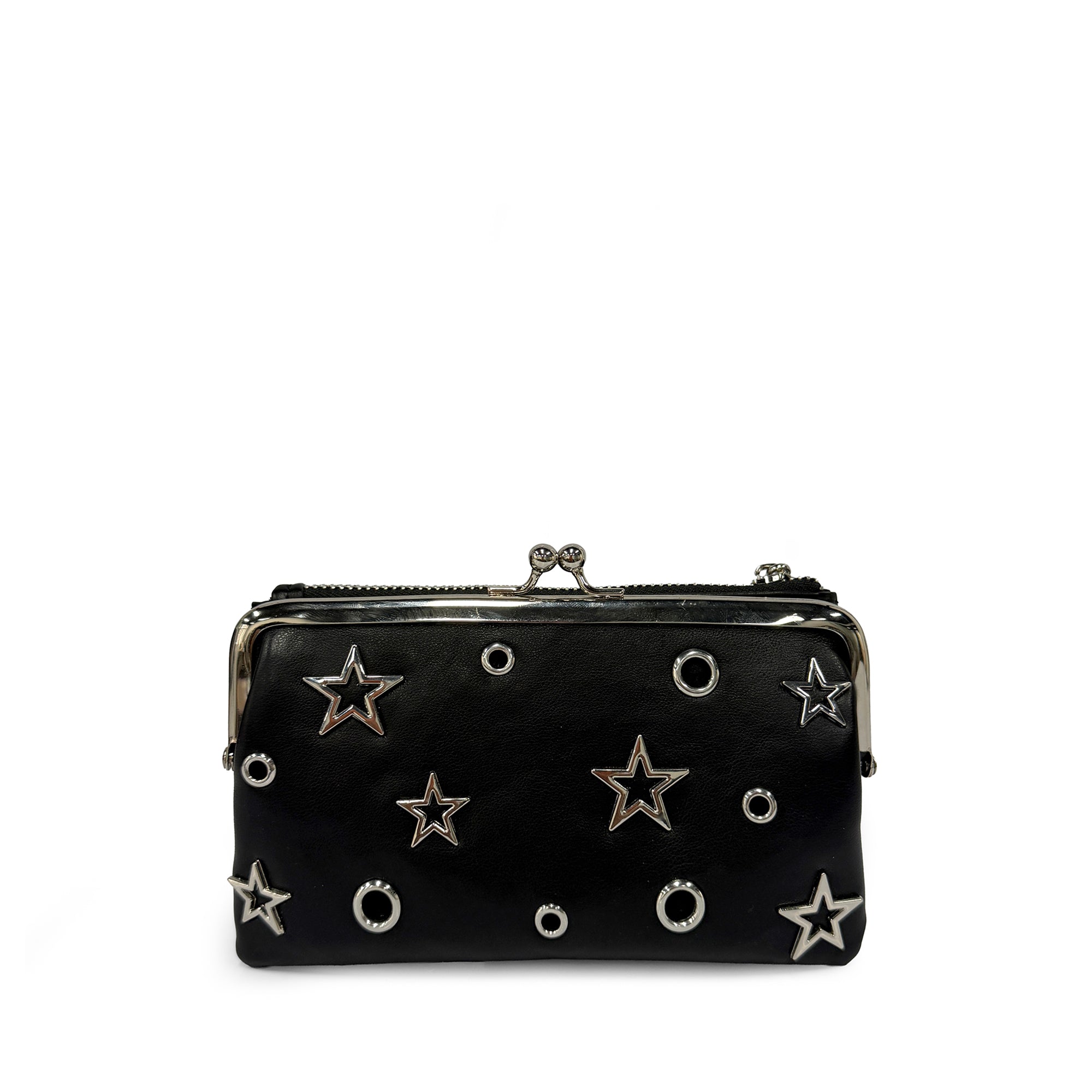 PF2642B32.C99 - Pochette piccola Las Vegas colore nero - NERO | Le Pandorine