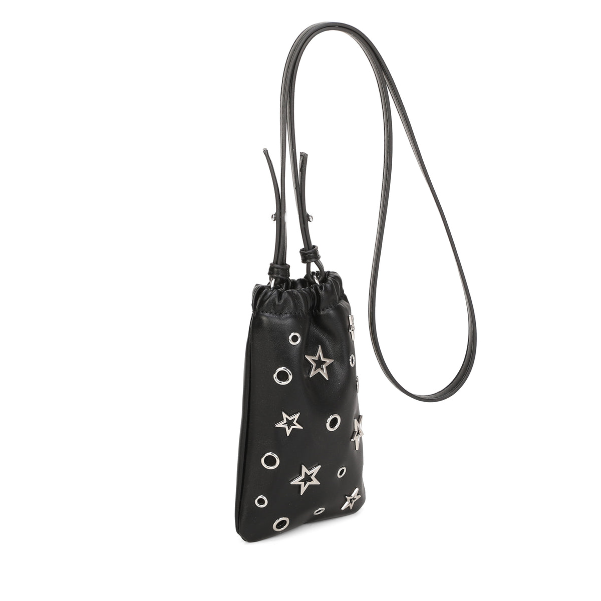 PF2642B33.C99 - Tracolla porta telefono Las Vegas colore nero - NERO | Le Pandorine