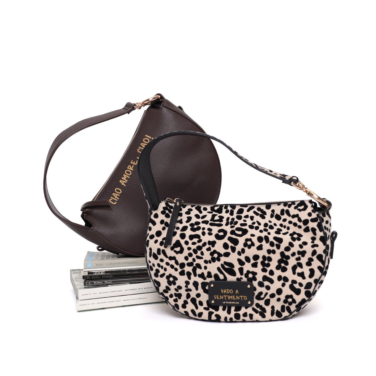 Borsa a spalla Sidney colore testa di moro - Collezione Fall Winter | Le Pandorine