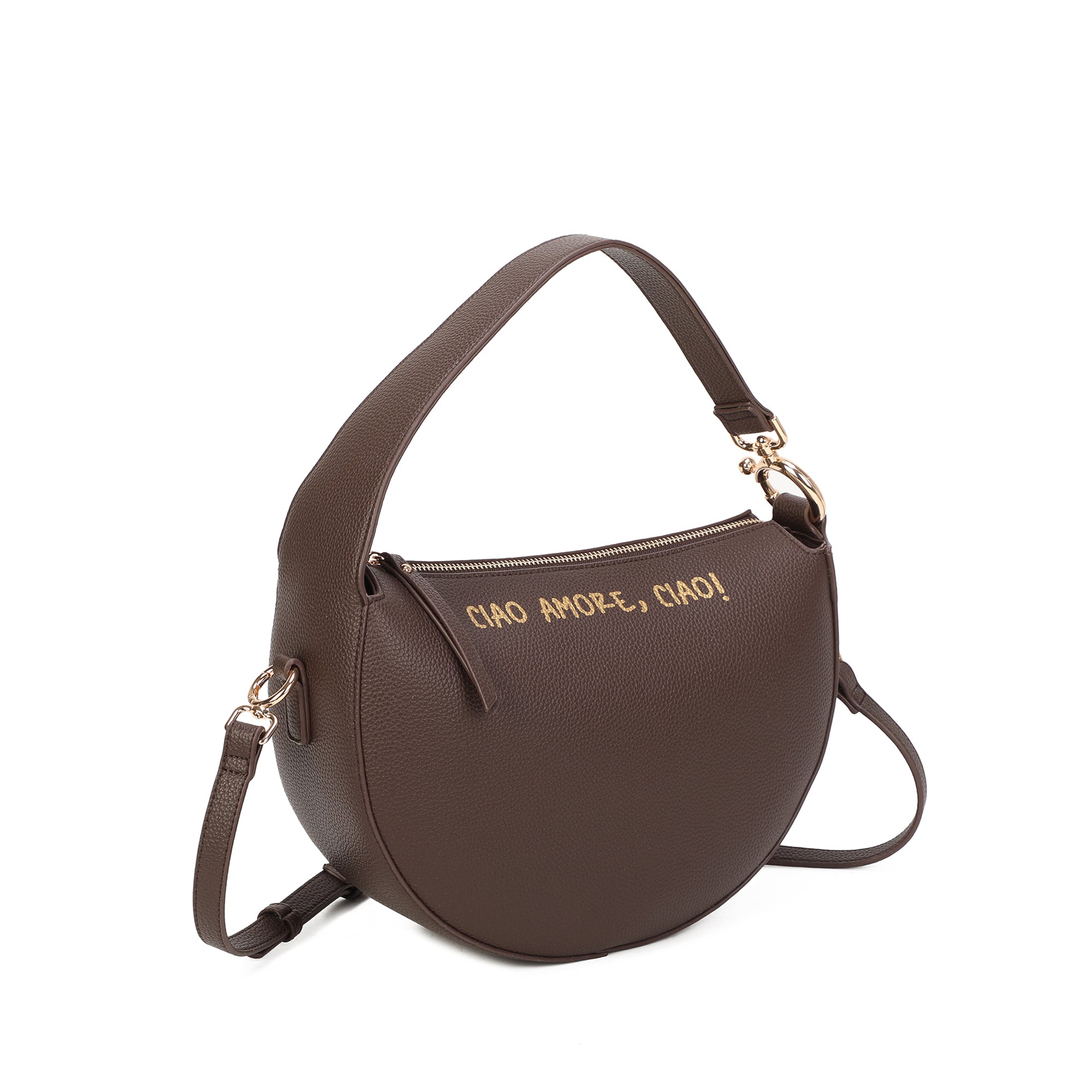 Borsa a spalla Sidney colore testa di moro - Collezione Fall Winter | Le Pandorine