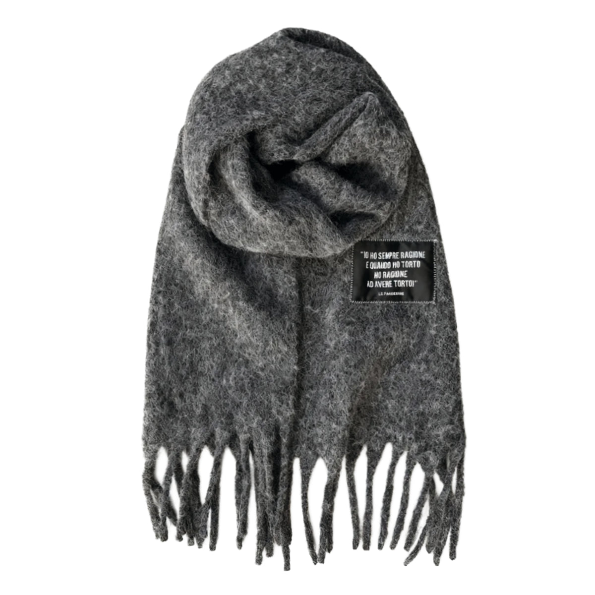 Sciarpa Sestriere colore grigio scuro | Le Pandorine