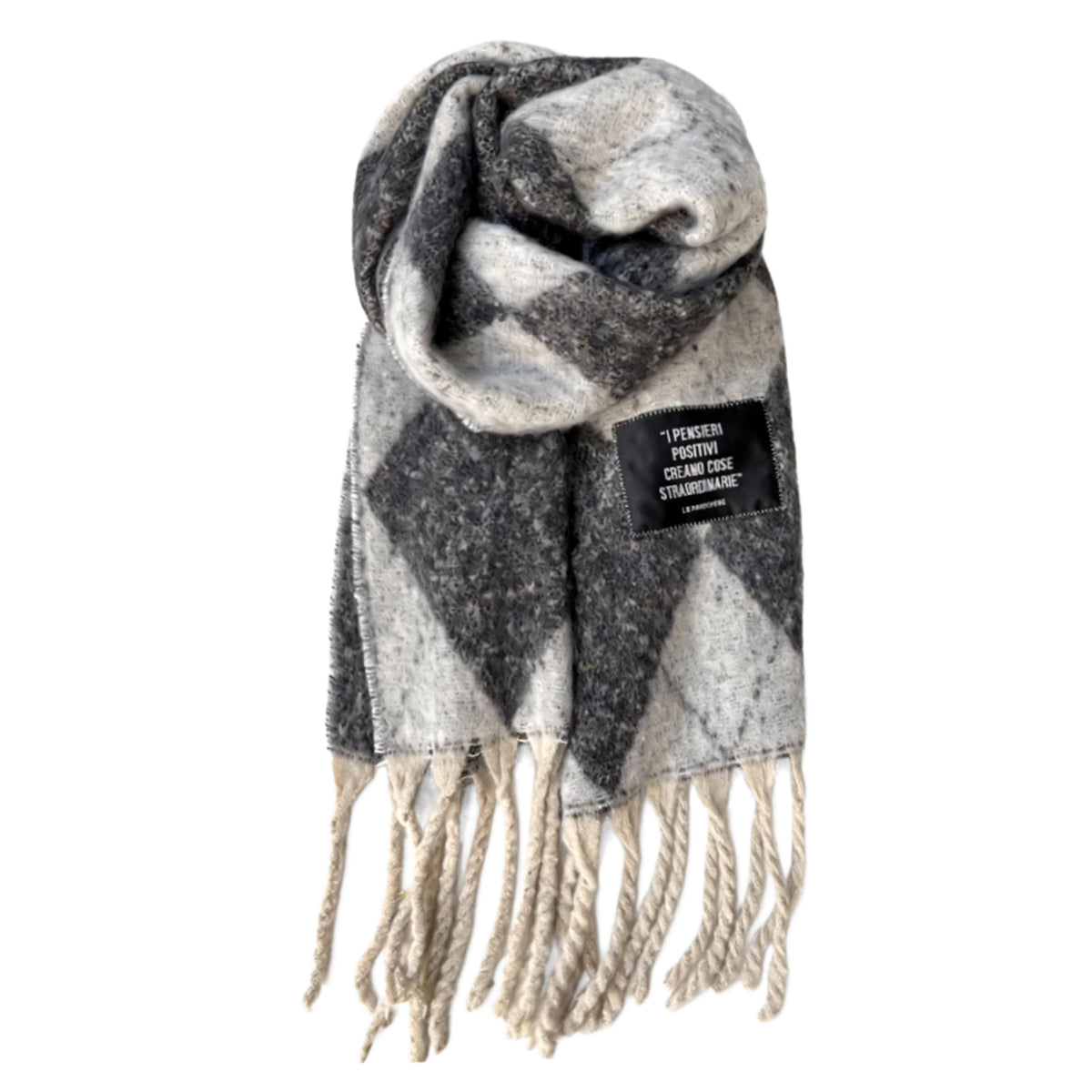 PF2645F45.C74 - Sciarpa Saint Moritz colore grigio scuro - GRIGIO | Le Pandorine