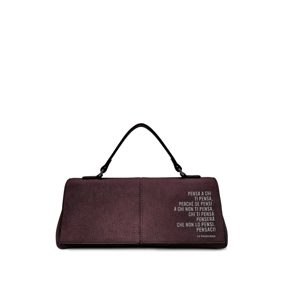 Borsa con pattina Amsterdam colore bordeaux - Collezione Fall Winter | Le Pandorine