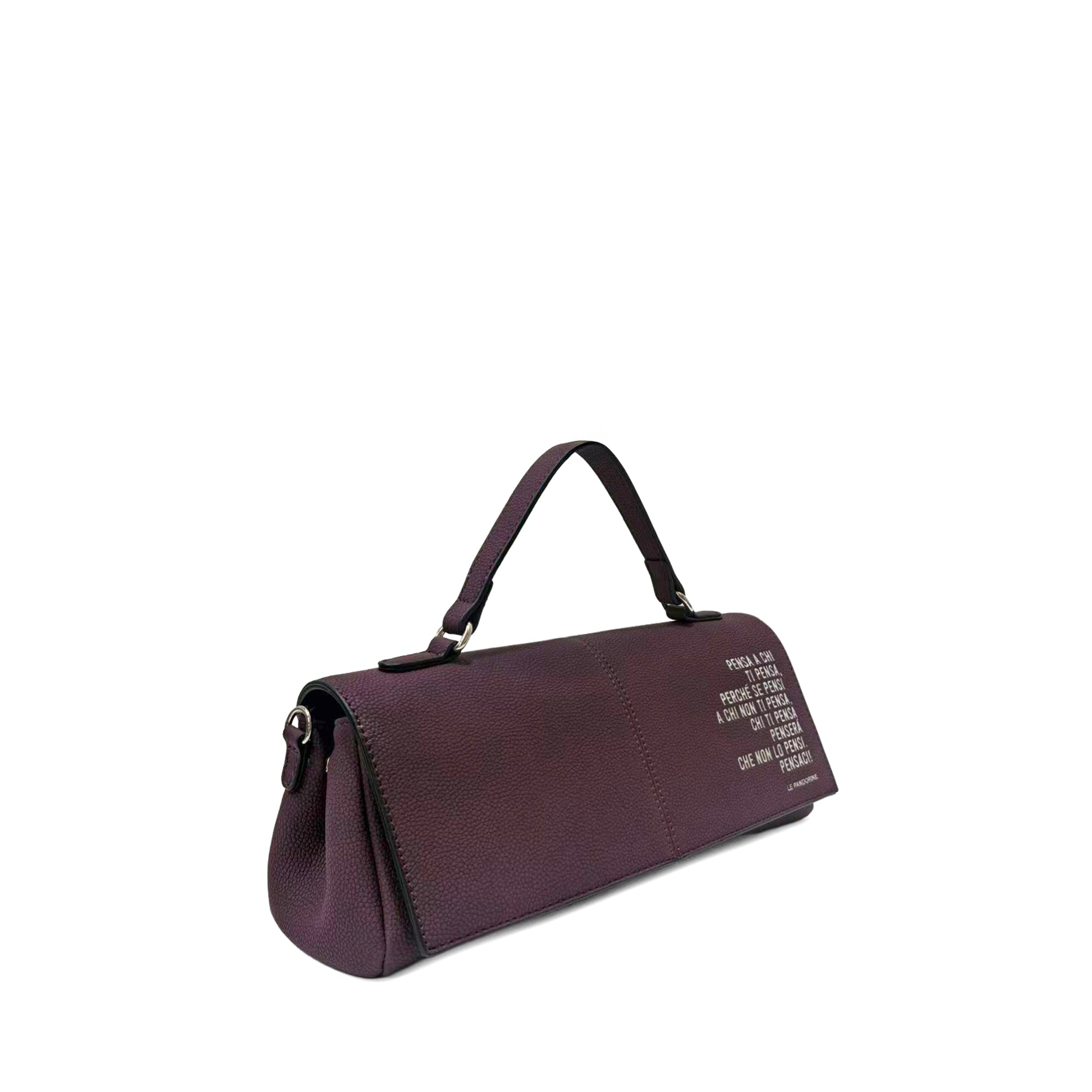 Borsa con pattina Amsterdam colore bordeaux - Collezione Fall Winter | Le Pandorine