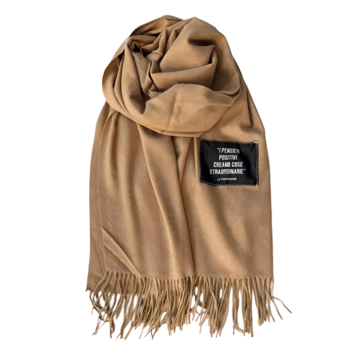 PF2647F47.C06 - Camel Color Pila Scarf - BROWN | Le Pandorine