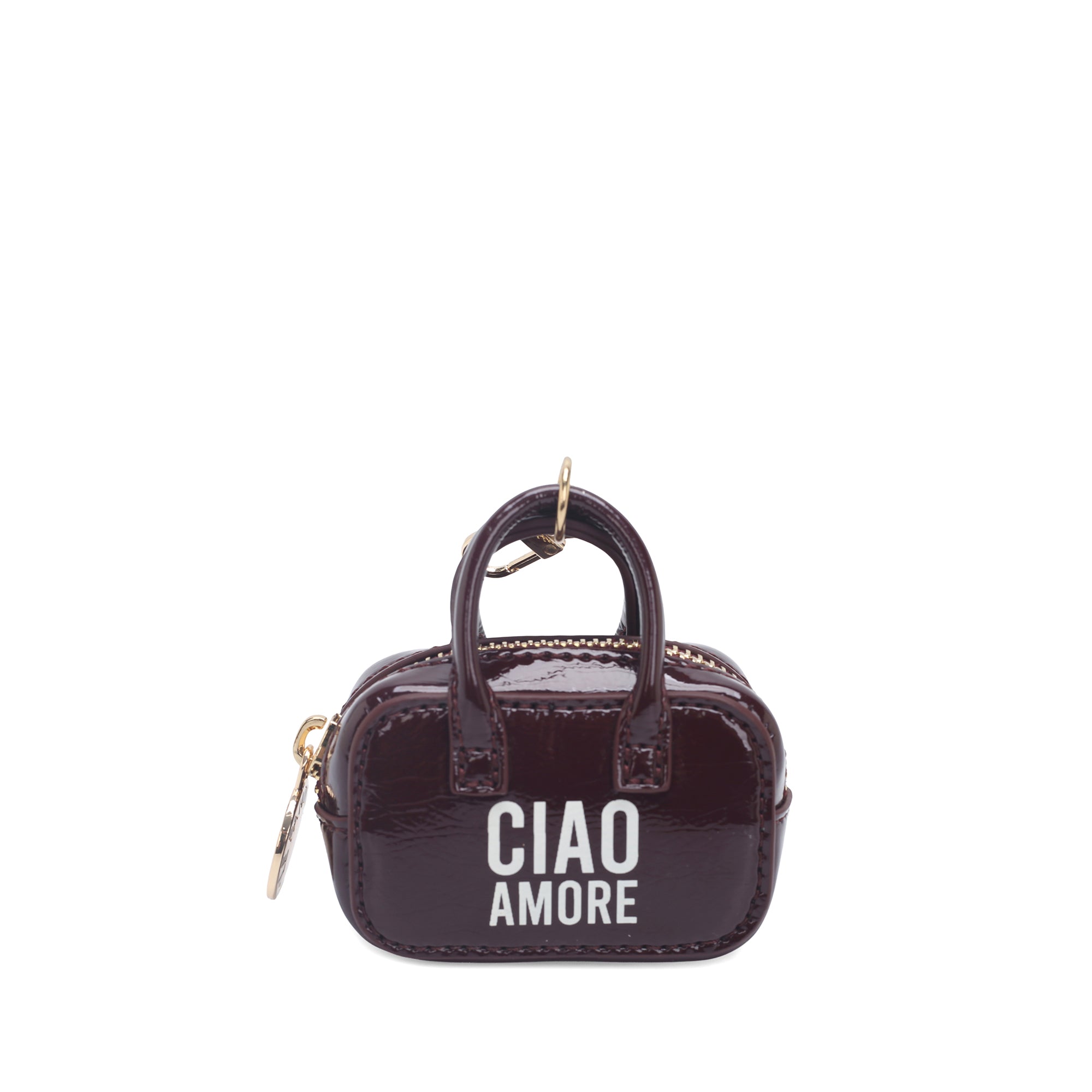 Portachiavi a forma di mini bag colore bordeaux - Collezione Fall Winter | Le Pandorine